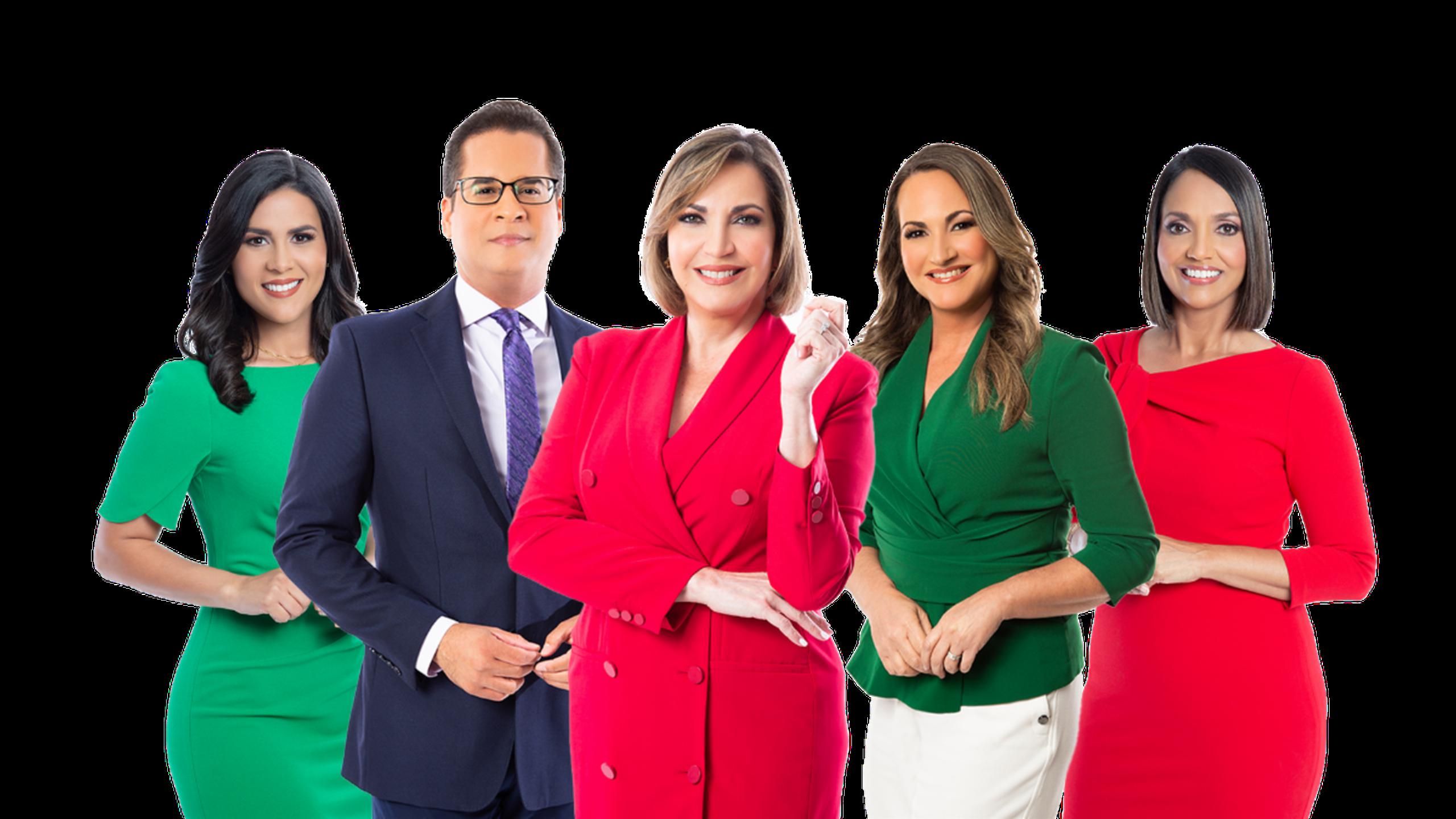 En la foto, Shirlyan Odette, Ricardo Currás, Celimar Adames, Deborah Martorell y Nuria Sebazco