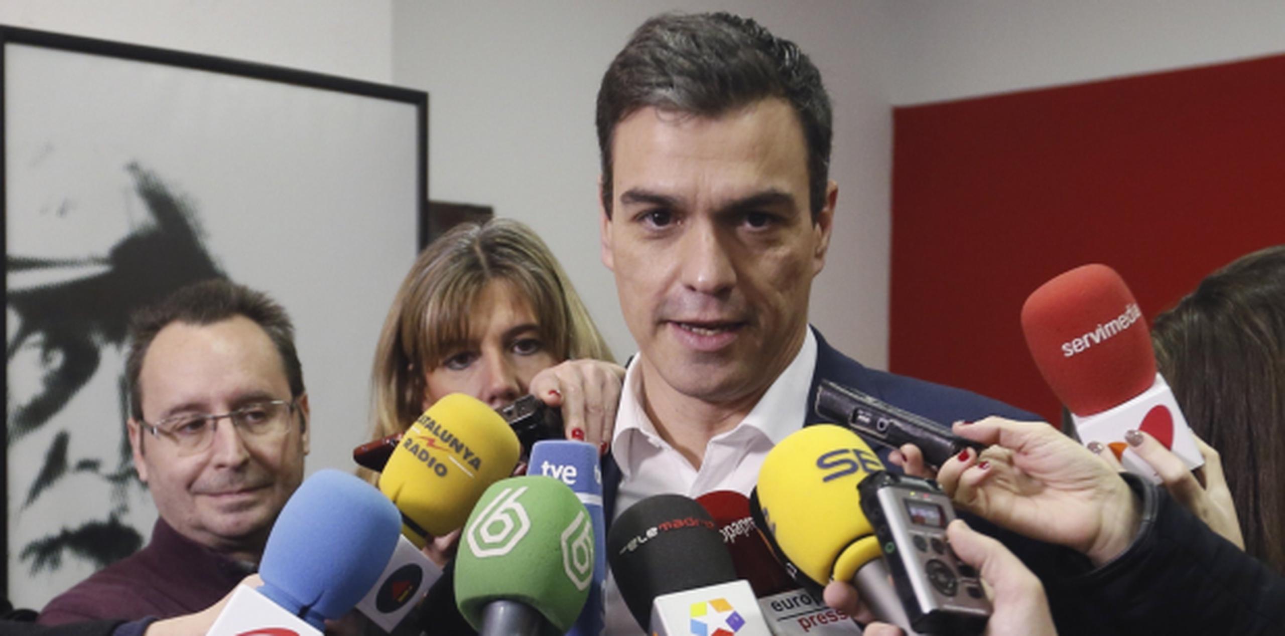 Los principales partidos opositores se han negado a apoyar o abstenerse en la investidura de Sánchez, con lo que se prevé que el candidato socialista no sea investido presidente ni en una segunda votación. (EFE)