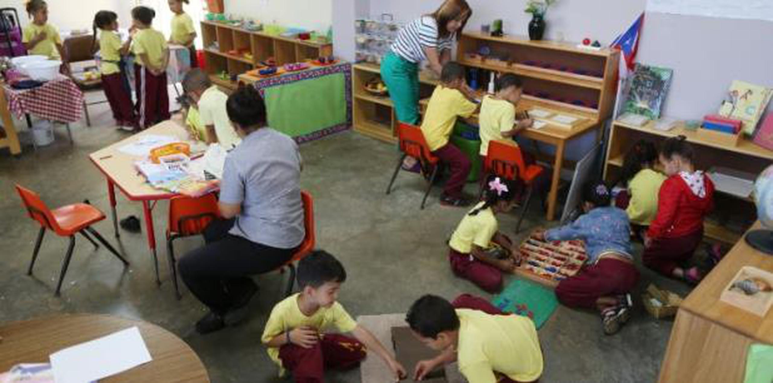 Escuela Montessori Juana Sánchez, en Juncos. (Archivo)