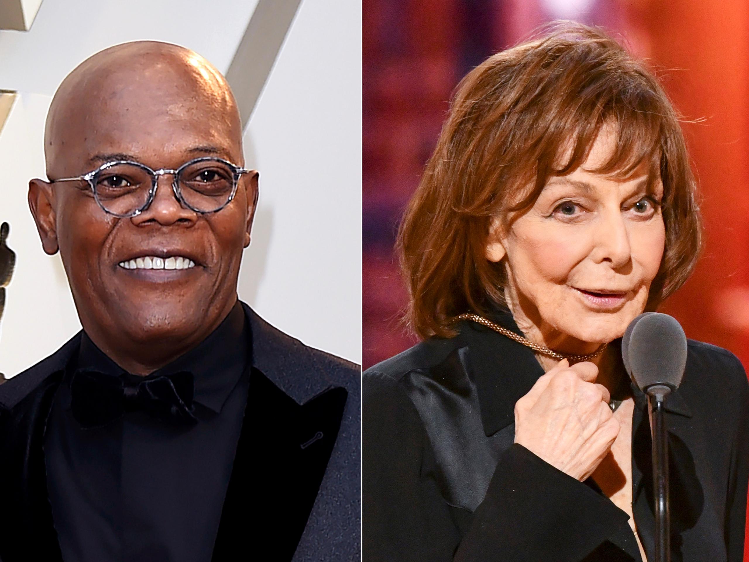 Samuel L. Jackson y  Elaine May recibirán premios Oscar honoríficos.