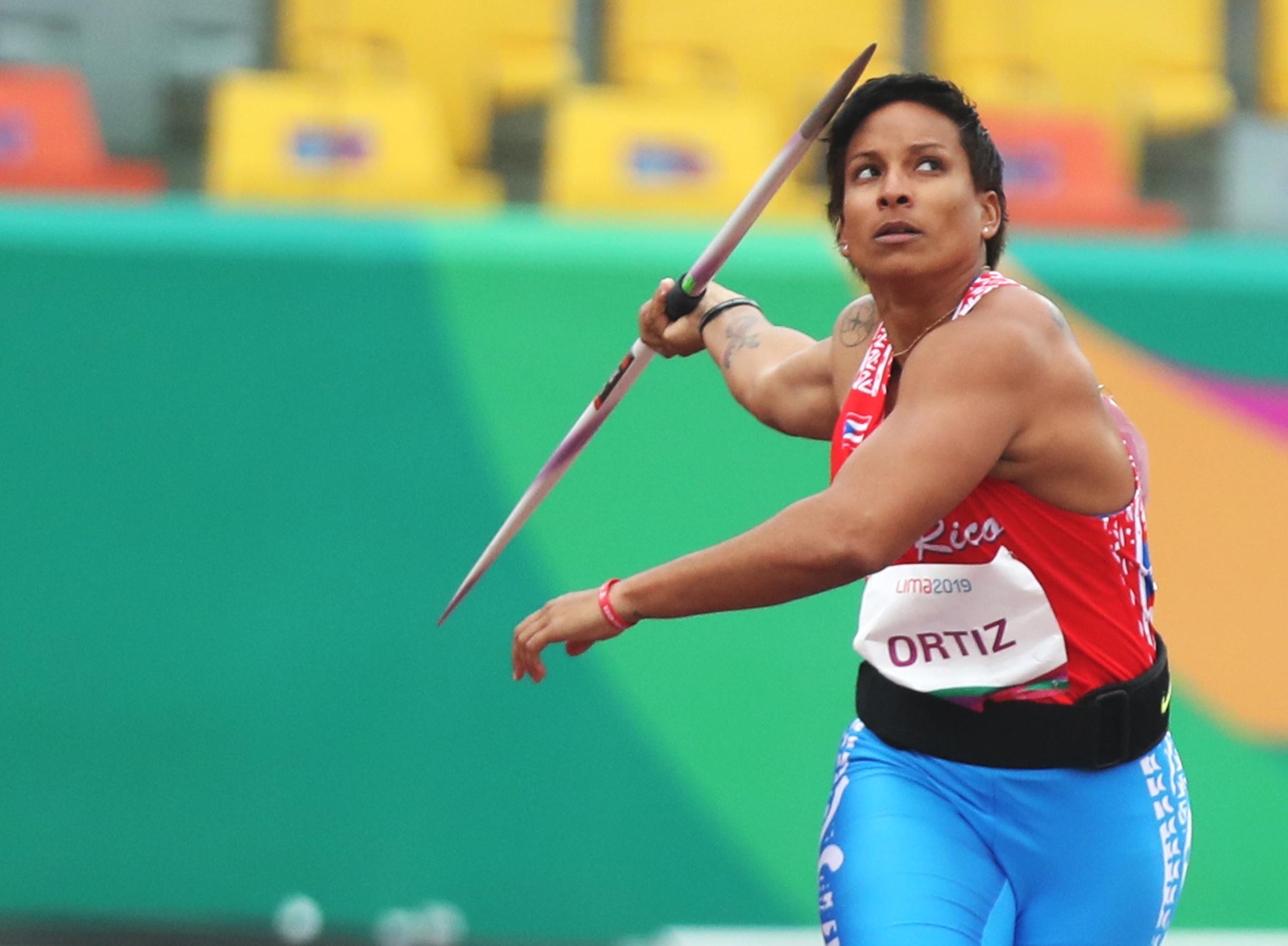 La marca nacional de Coraly Ortiz Nieves es de 60.37 metros, lograda en Gurabo el 27 de febrero de 2016.