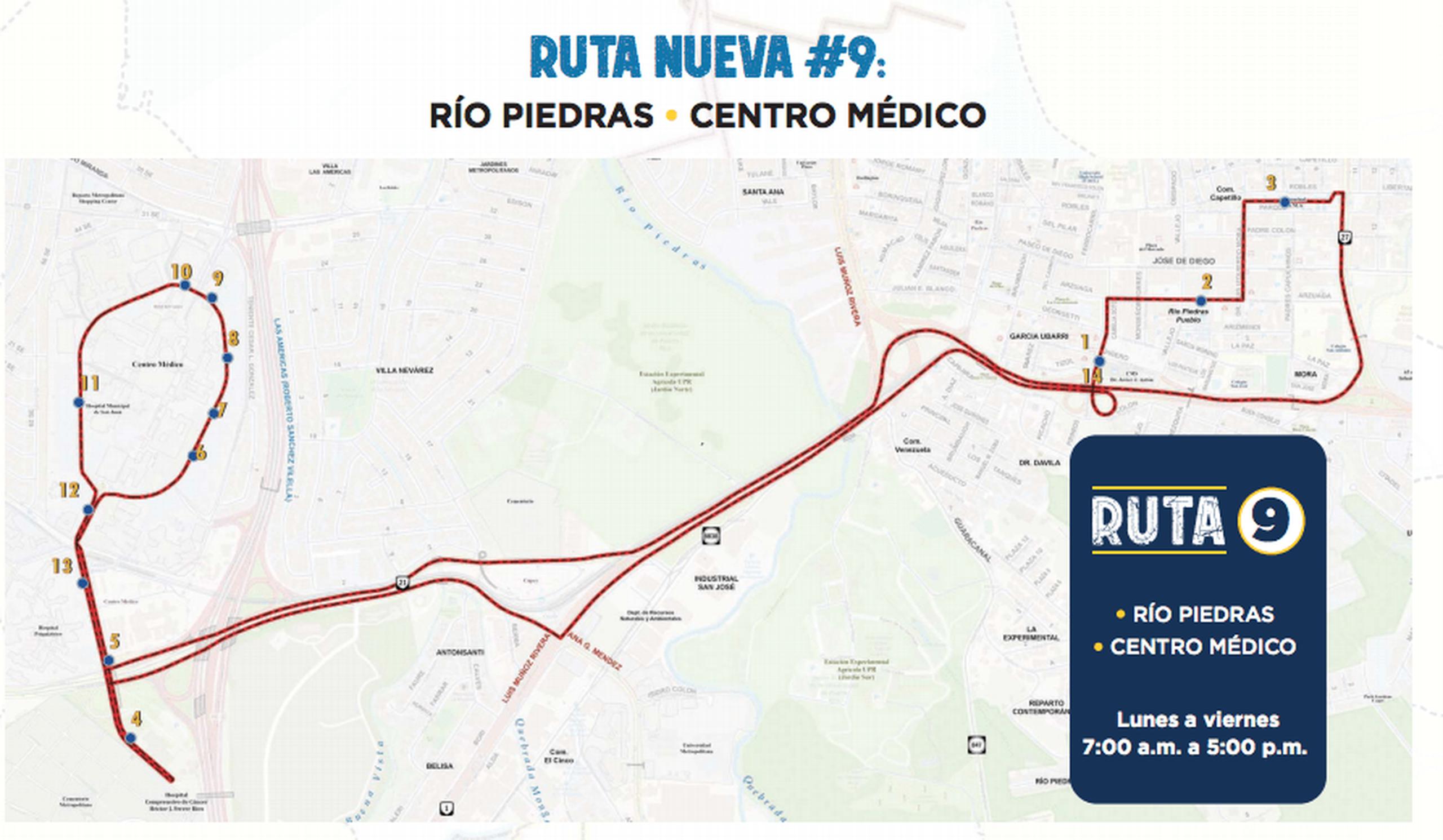 Nueva ruta de transportación pública gratuita a la Línea de San Juan.