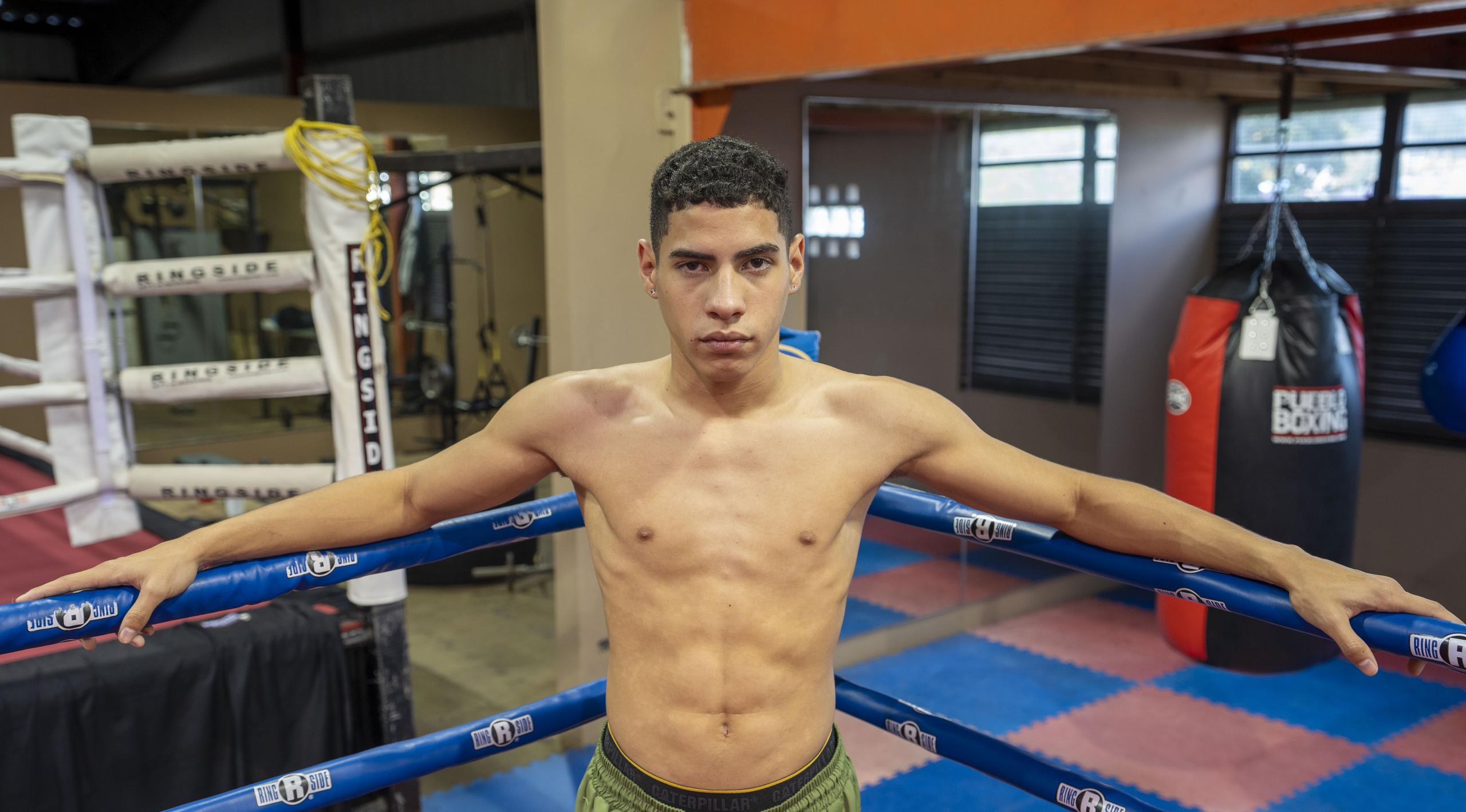 Juanma López, hijo es uno de los boxeadores clasificados a París 2024 para la Federación Puertorriqueña de Boxeo.