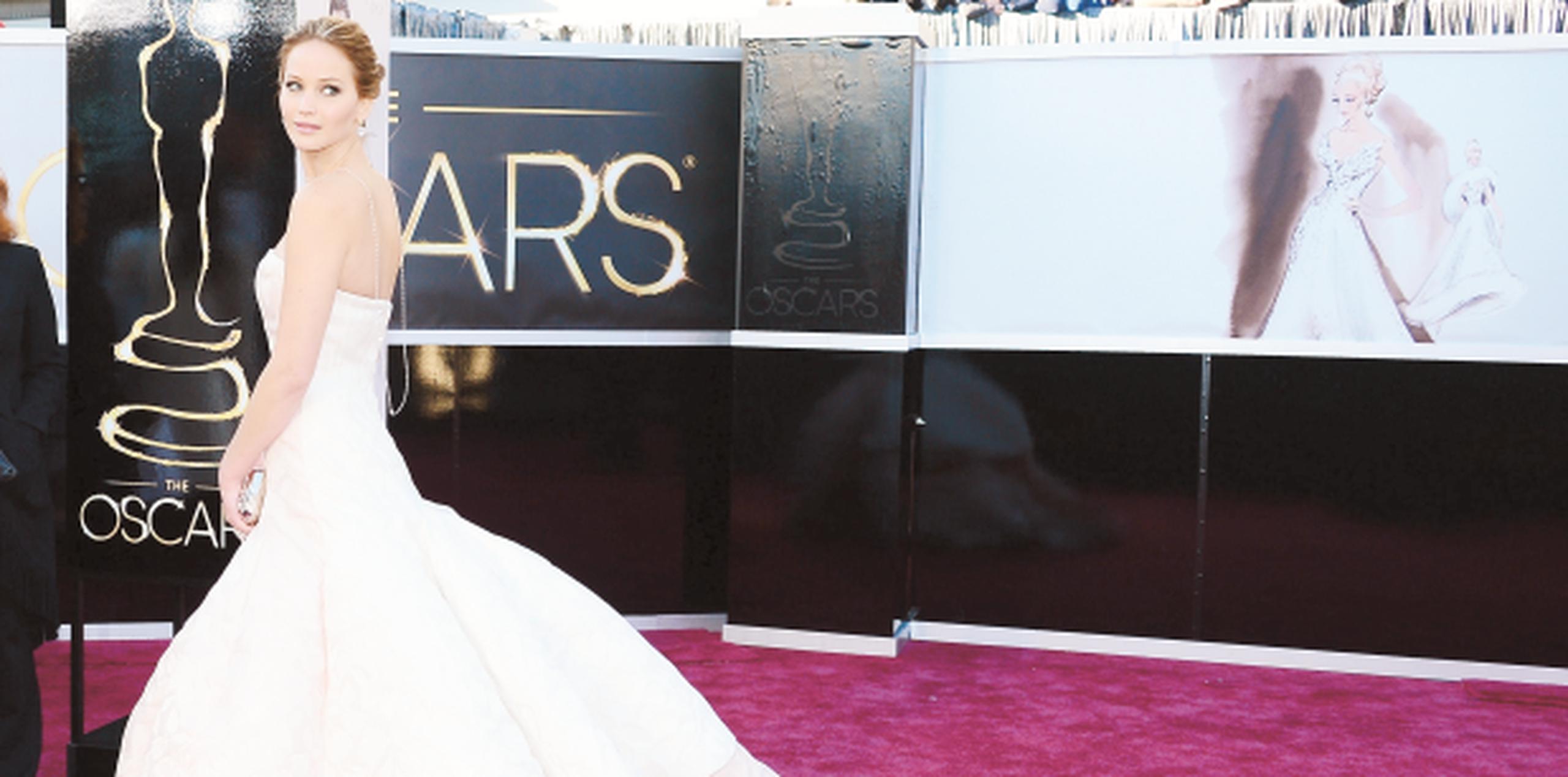 La actriz durante la alfombra roja de los Oscar celebrados en el 2013. (Archivo)