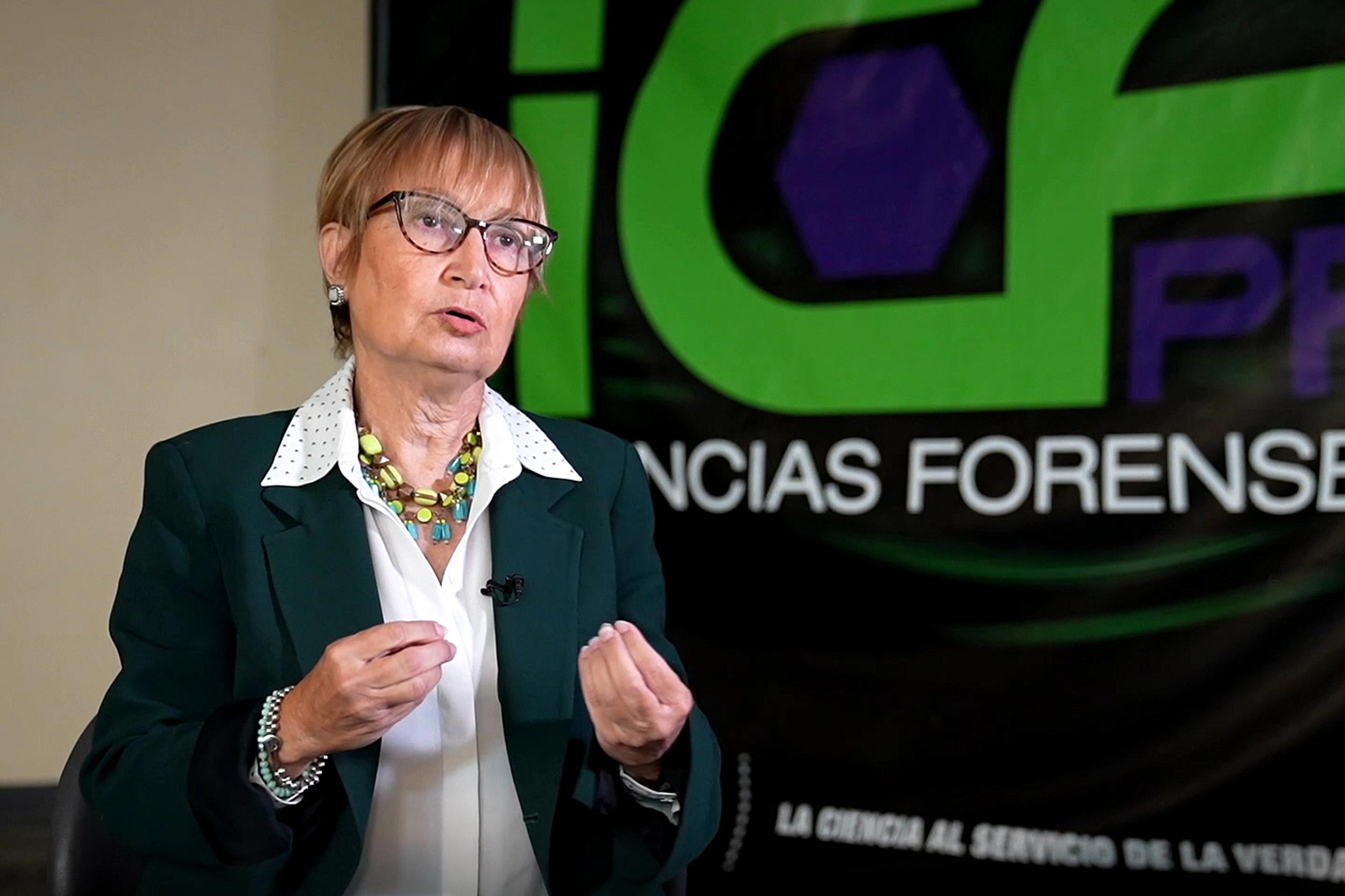 María Conte Miller, directora ejecutiva del Instituto de Ciencias Forenses.