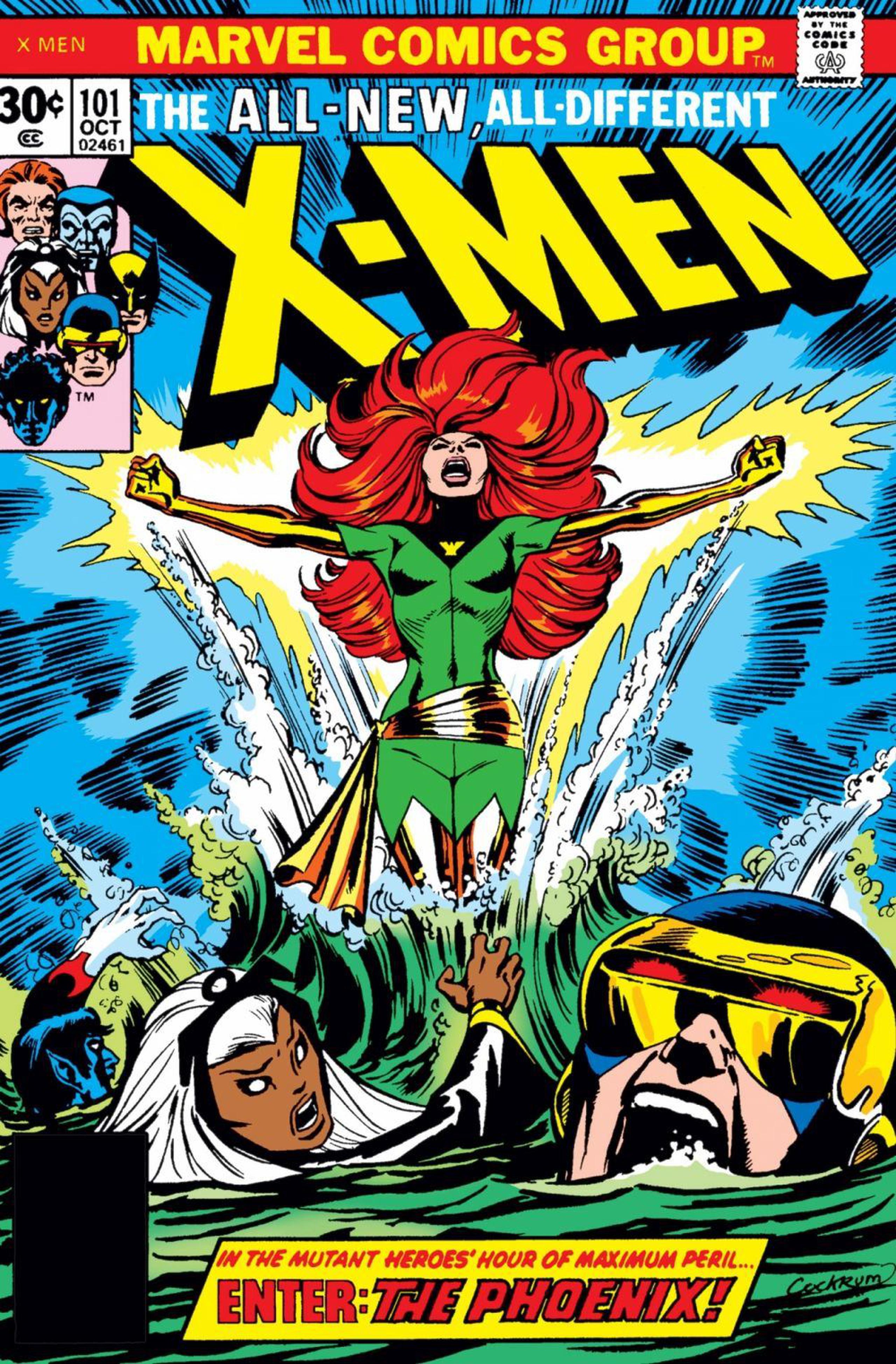 El Fénix extendió sus alas por primera vez en 1976, en el número 101 de “Uncanny X-Men”, con guion de Cris Clearmont y pincel de Dave Cockrum. (Captura)