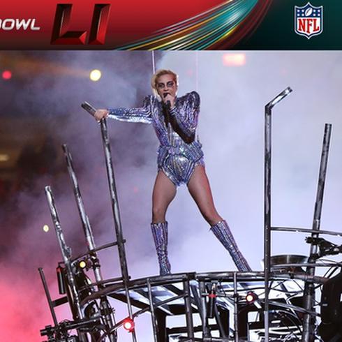 Presentación de Lady Gaga en el Super Bowl LI 2017