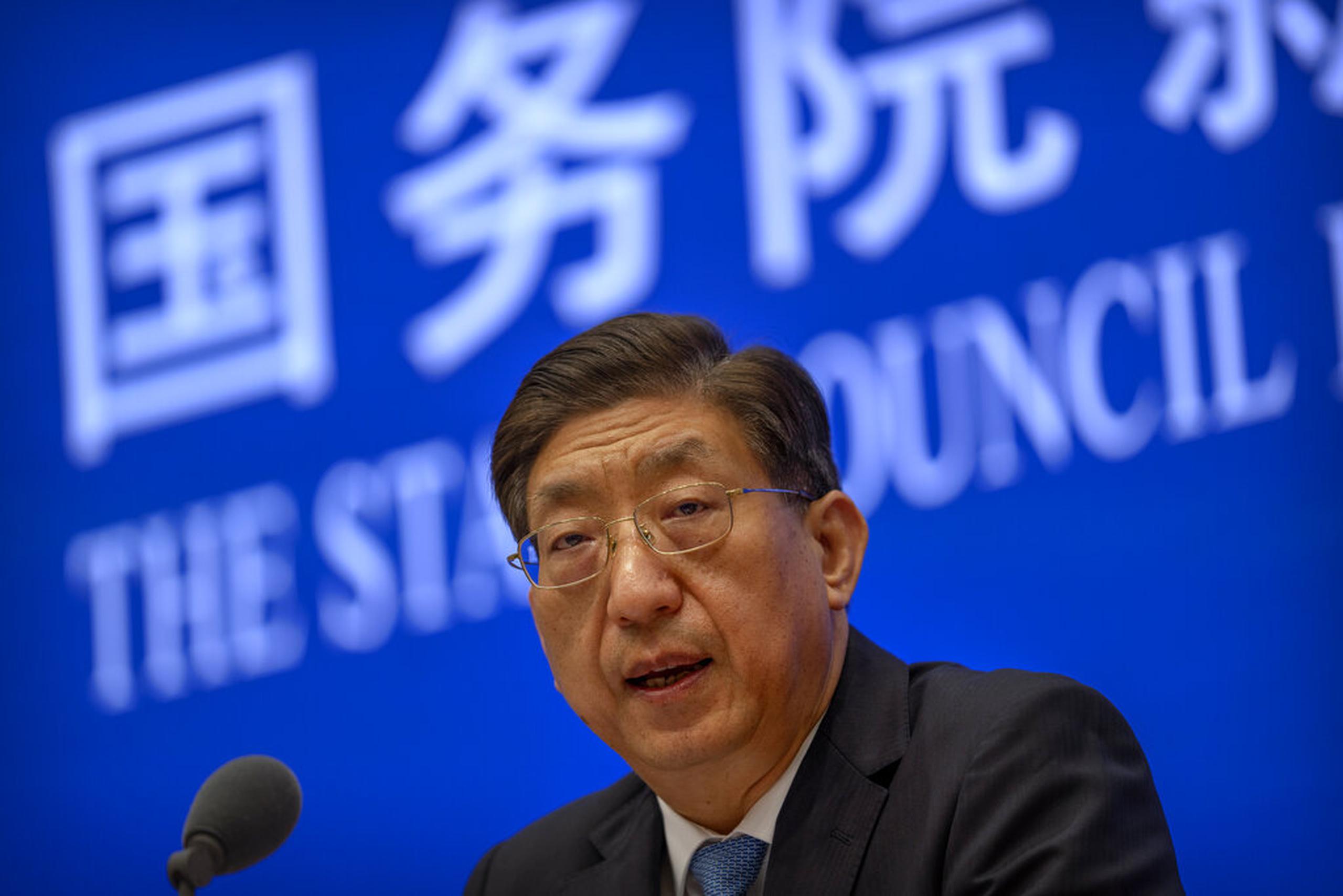 Zeng Yixin, viceministro de la Comisión Nacional de Salud de China.