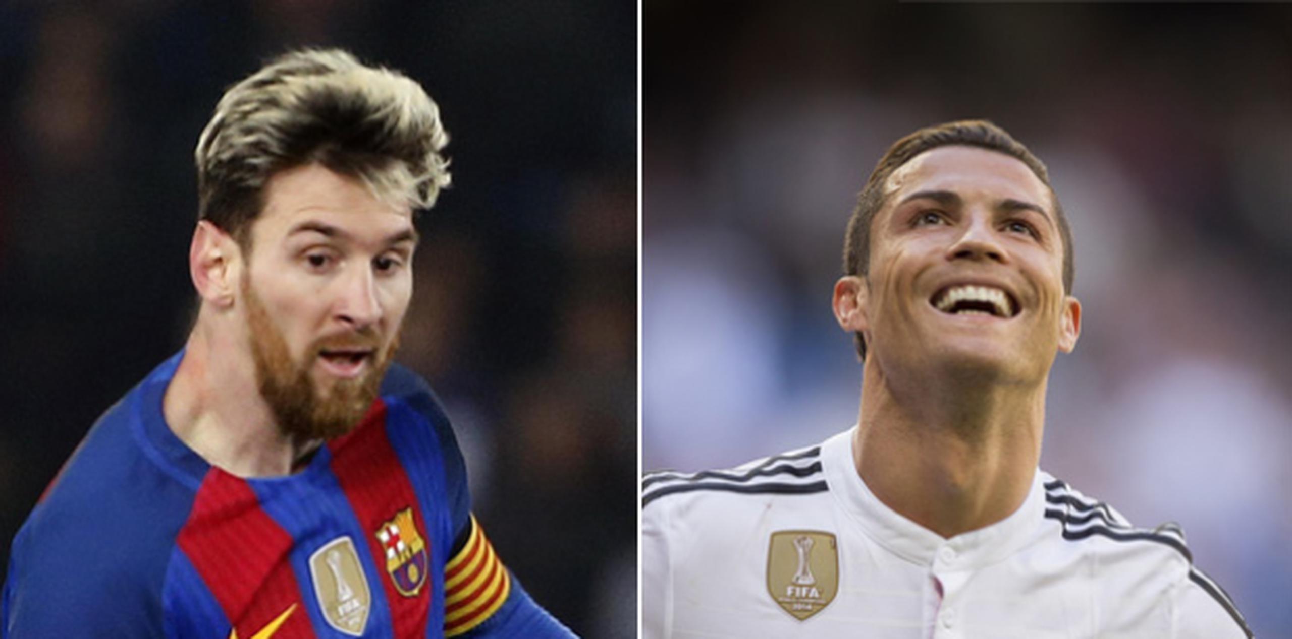 Lionel Messi y Cristiano Ronaldo. (EFE / AP)