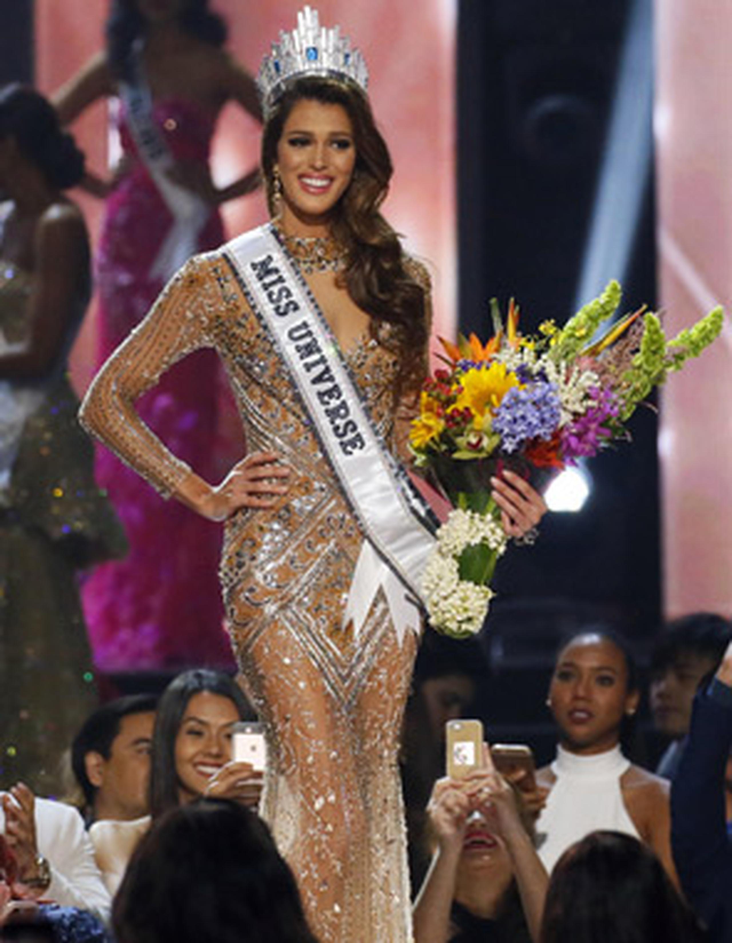 Es la segunda vez que Francia gana la corona de Miss Universe. (AP/Bullit Marquez)