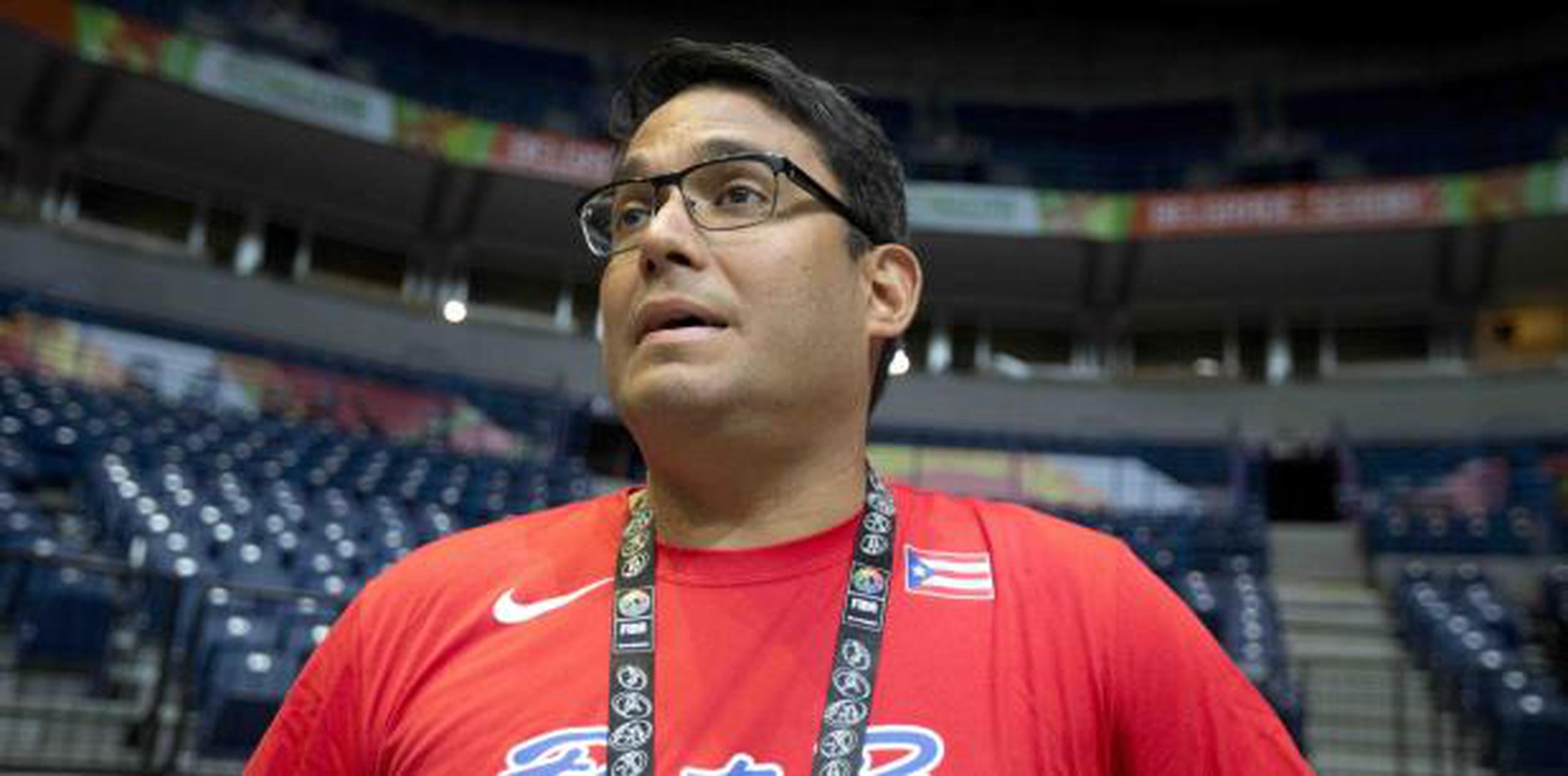 El presidente de la Federación de Baloncesto de Puerto Rico, Yum Ramos, estuvo presente durante el proceso de sorteo que se llevó a cabo en Shanghái, China. (Archivo)