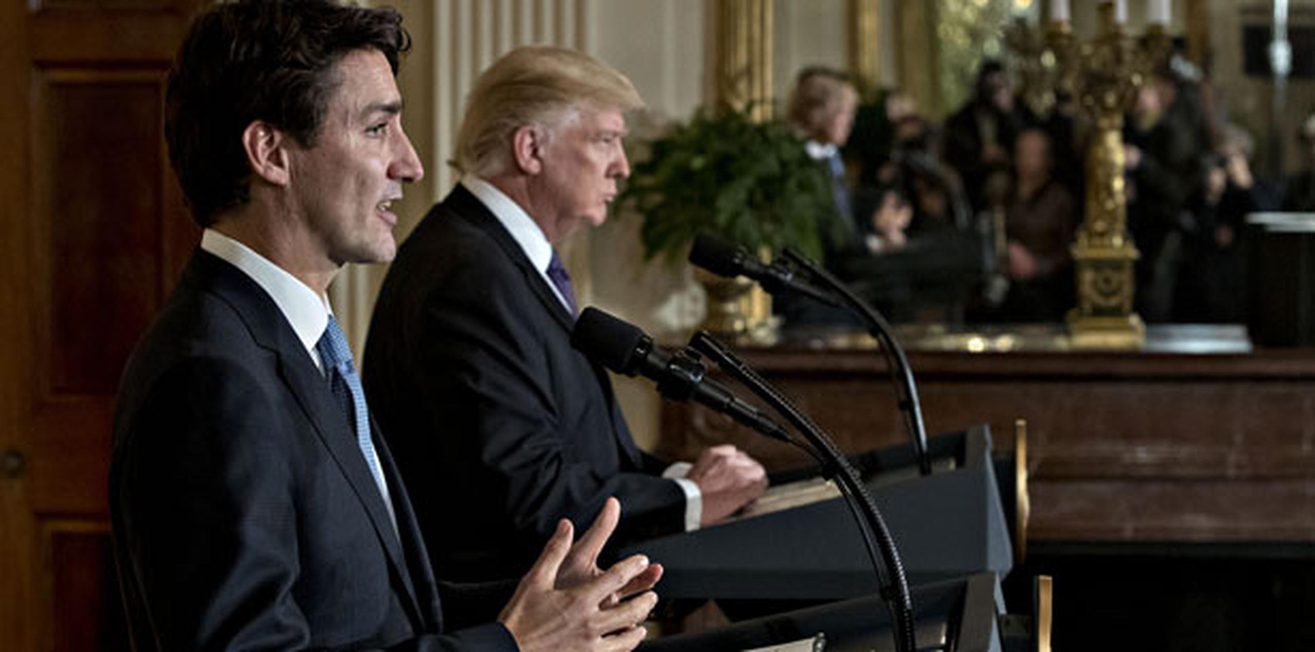 "No se puede engrosar la frontera sin perjudicar a las personas de ambos lados", indicó Trudeau. (Archivo)