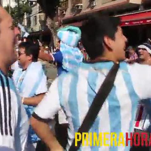 Argentina celebra exitoso debut en la Copa Mundial