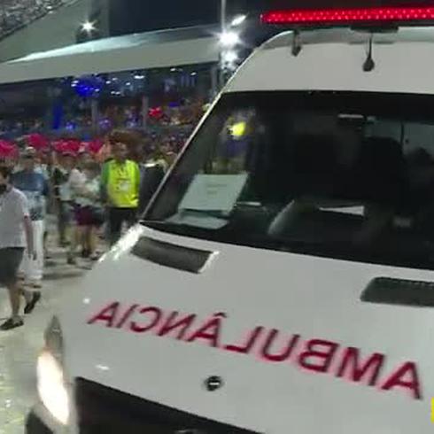 Once heridos en desfiles de Carnaval de Rio