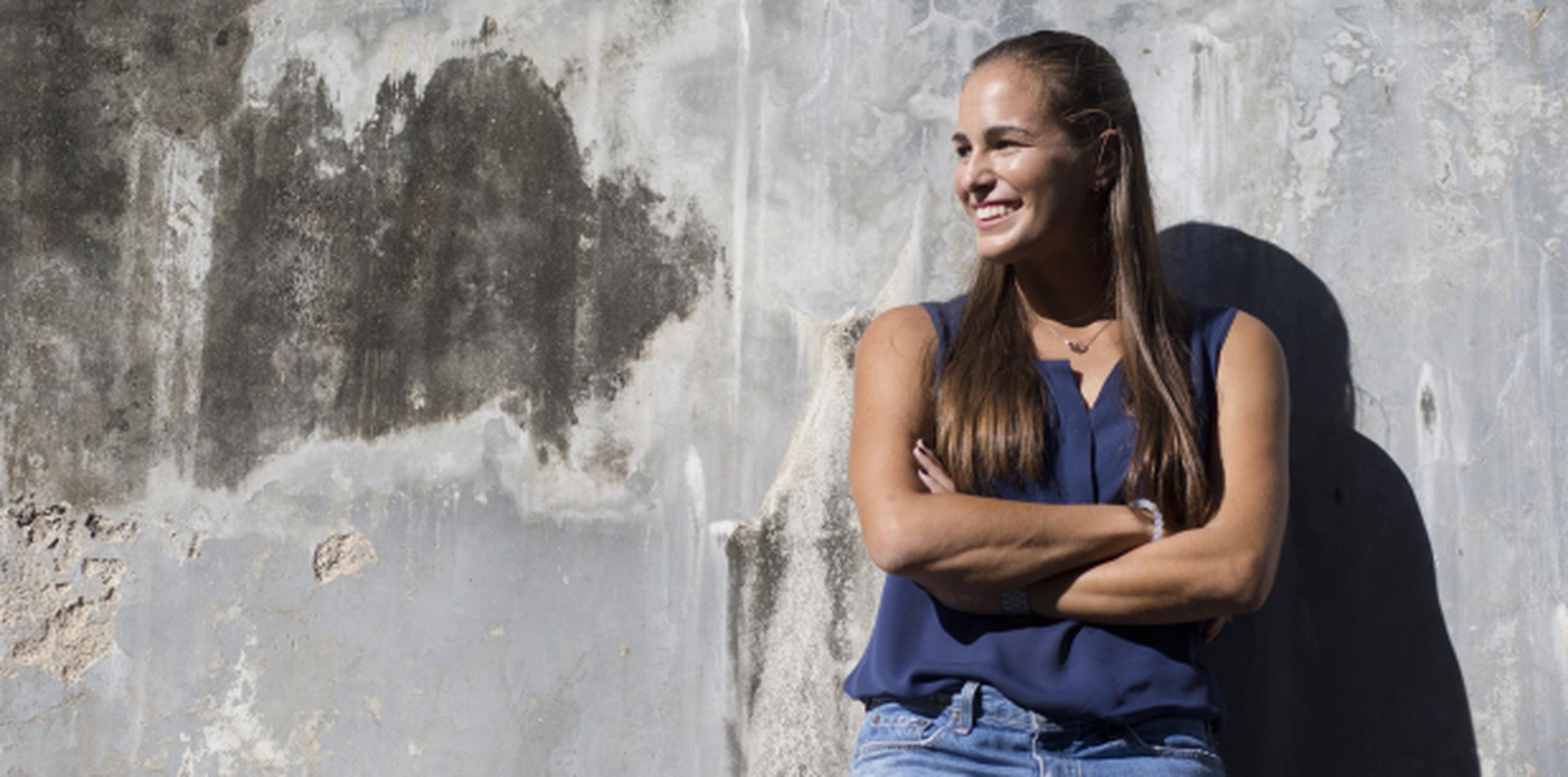 Mónica Puig ama el calor de la Isla. Por eso escogió comenzar su preparación para el 2016 en la tierra de sus amores. (teresa.canino@gfrmedia.com)
