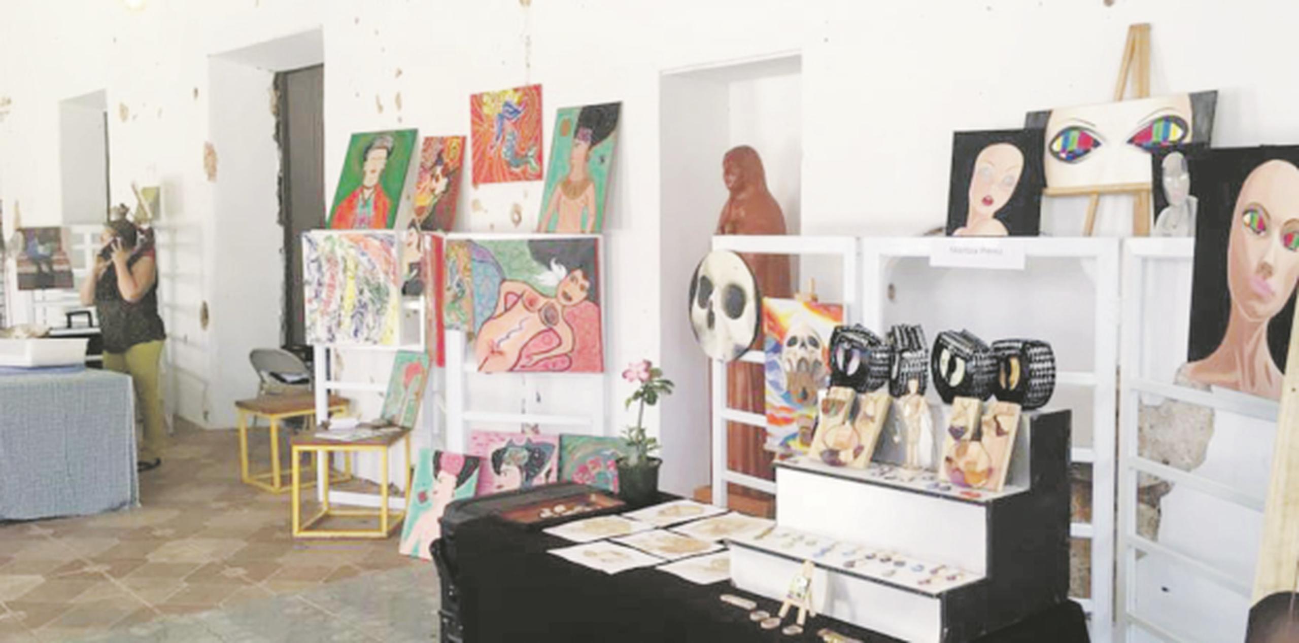 En el espacio Resistencia Cultural, artesanos y artistas tienen espacio para exhibir y vender sus piezas. (SUMINISTRADA)
