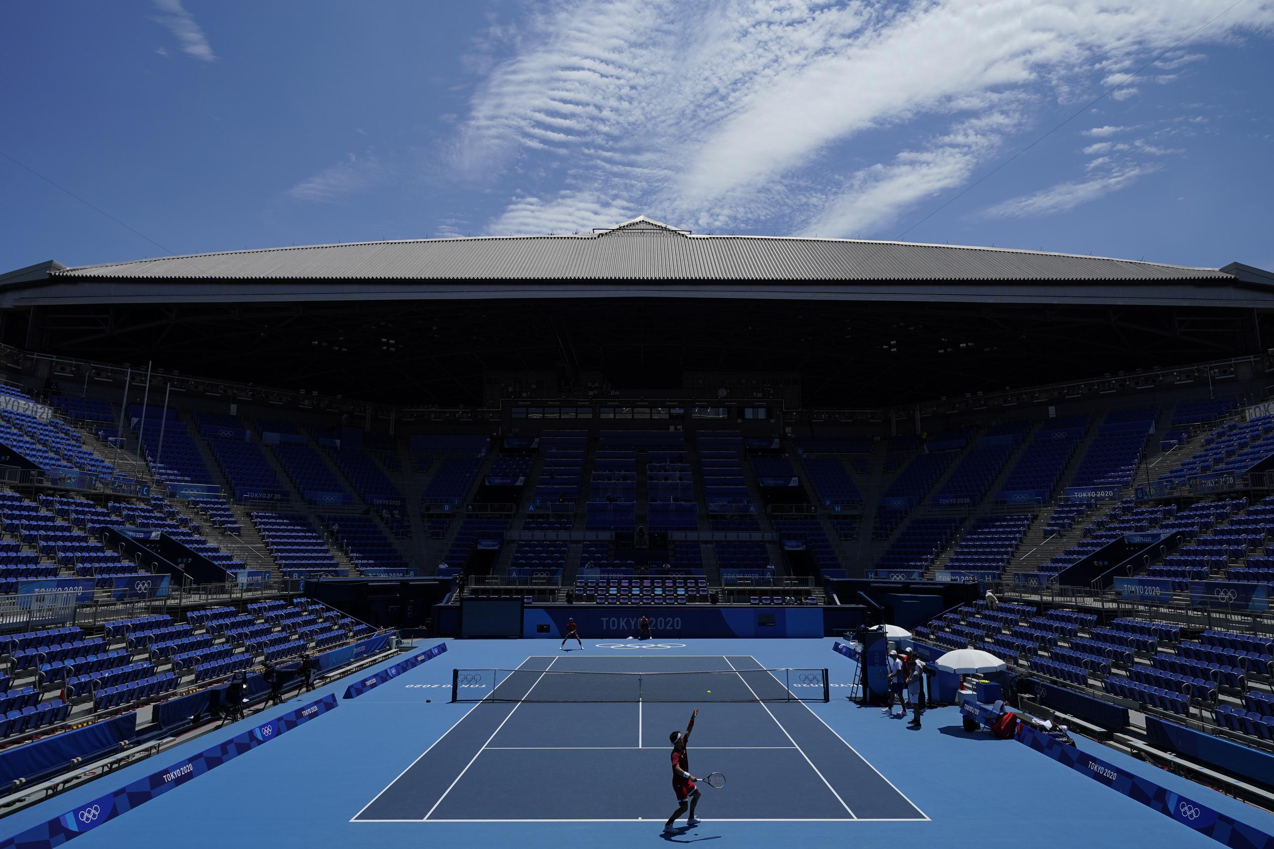 Los eventos del tenis de las Olimpiadas Tokio 2020 arrancaron el sábado en la mañana en el Ariake Tennis Center de Tokio.