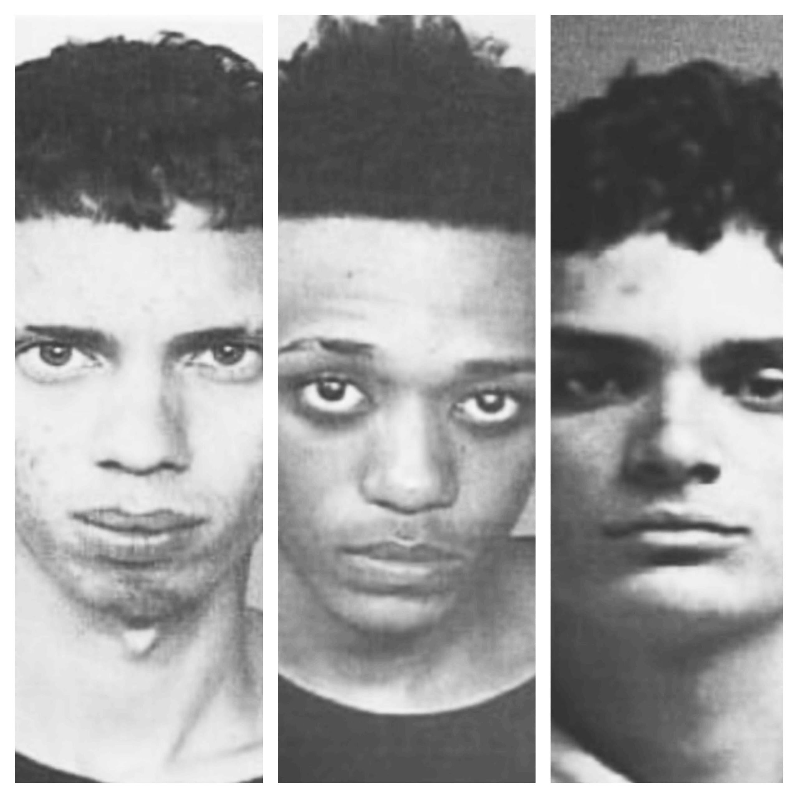 De izquierda a derecha: Yoniel Ramos Delgado, Henry A. Rodríguez Kelly y Luis G. Olivo Ortiz, quedaron en custodia del FBI tras ser arrestados por un "carjacking".