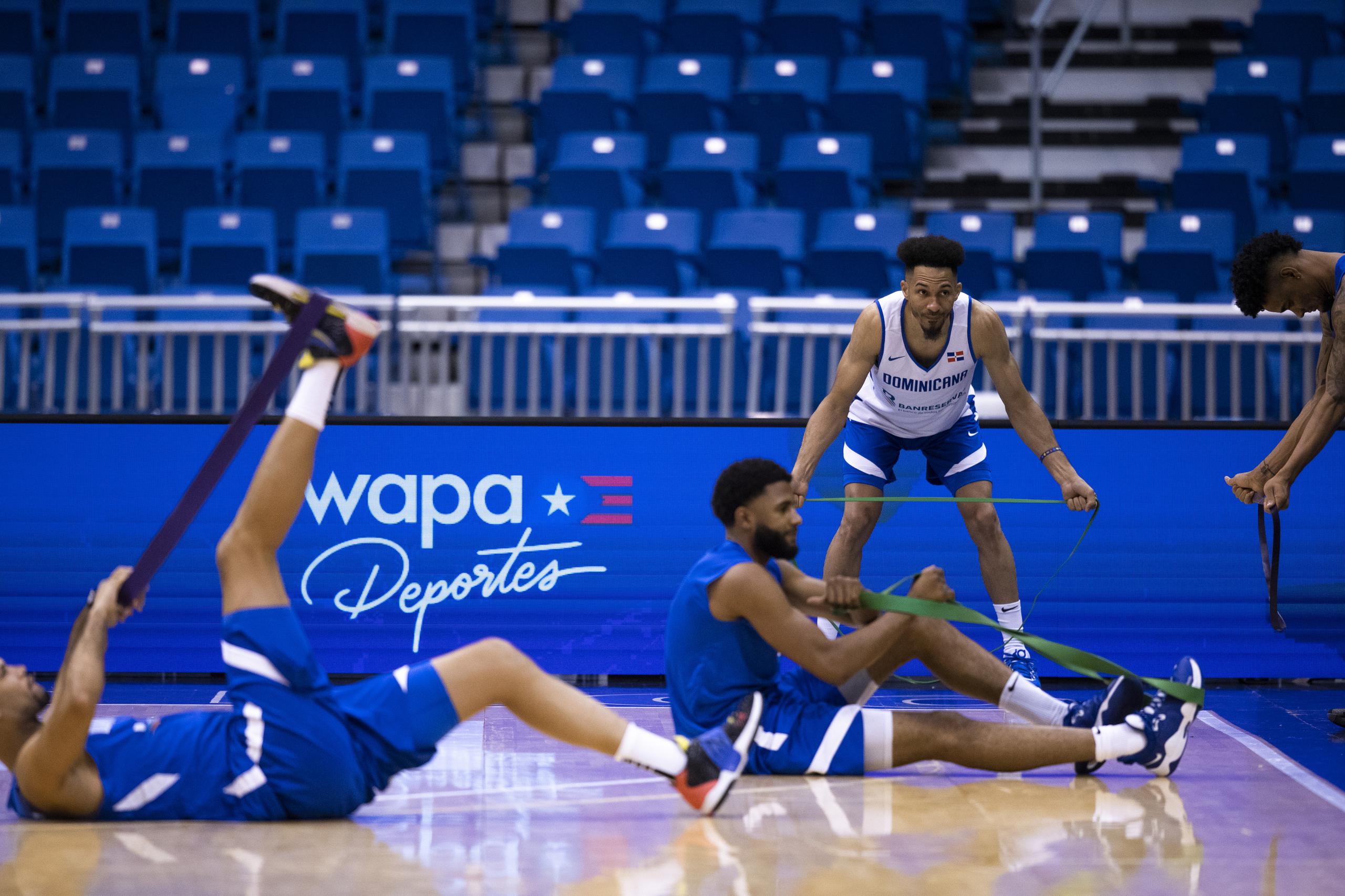 La Selección de baloncesto de República Dominicana practicó el jueves en el Coliseo de Puerto Rico.