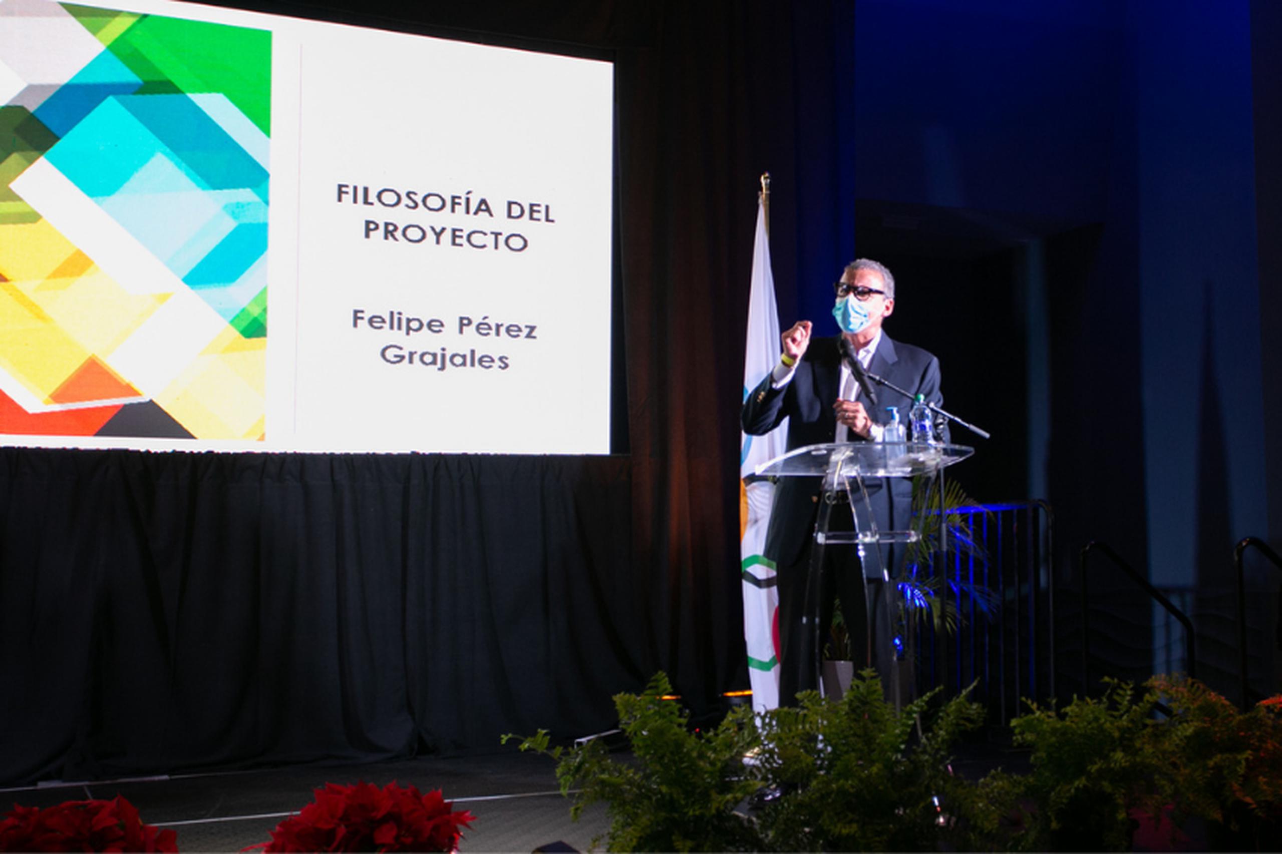 Felipe Pérez presentó algunos de los detalles del informe a los delegados del pleno del Comité Olímpico de Puerto Rico.