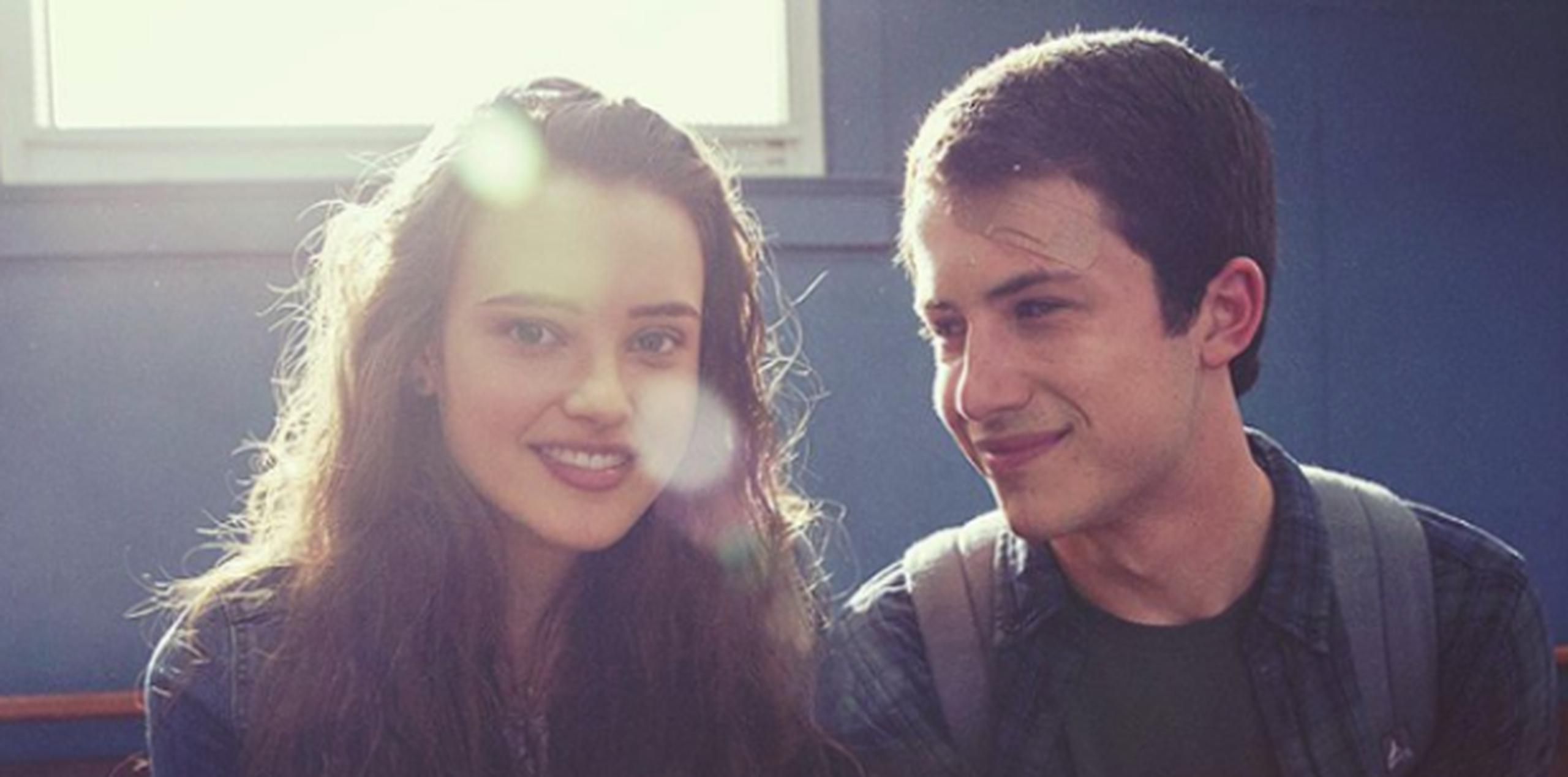 Los actores interpretan a Hannah Baker y Clay Jensen en la serie. (Instagram)