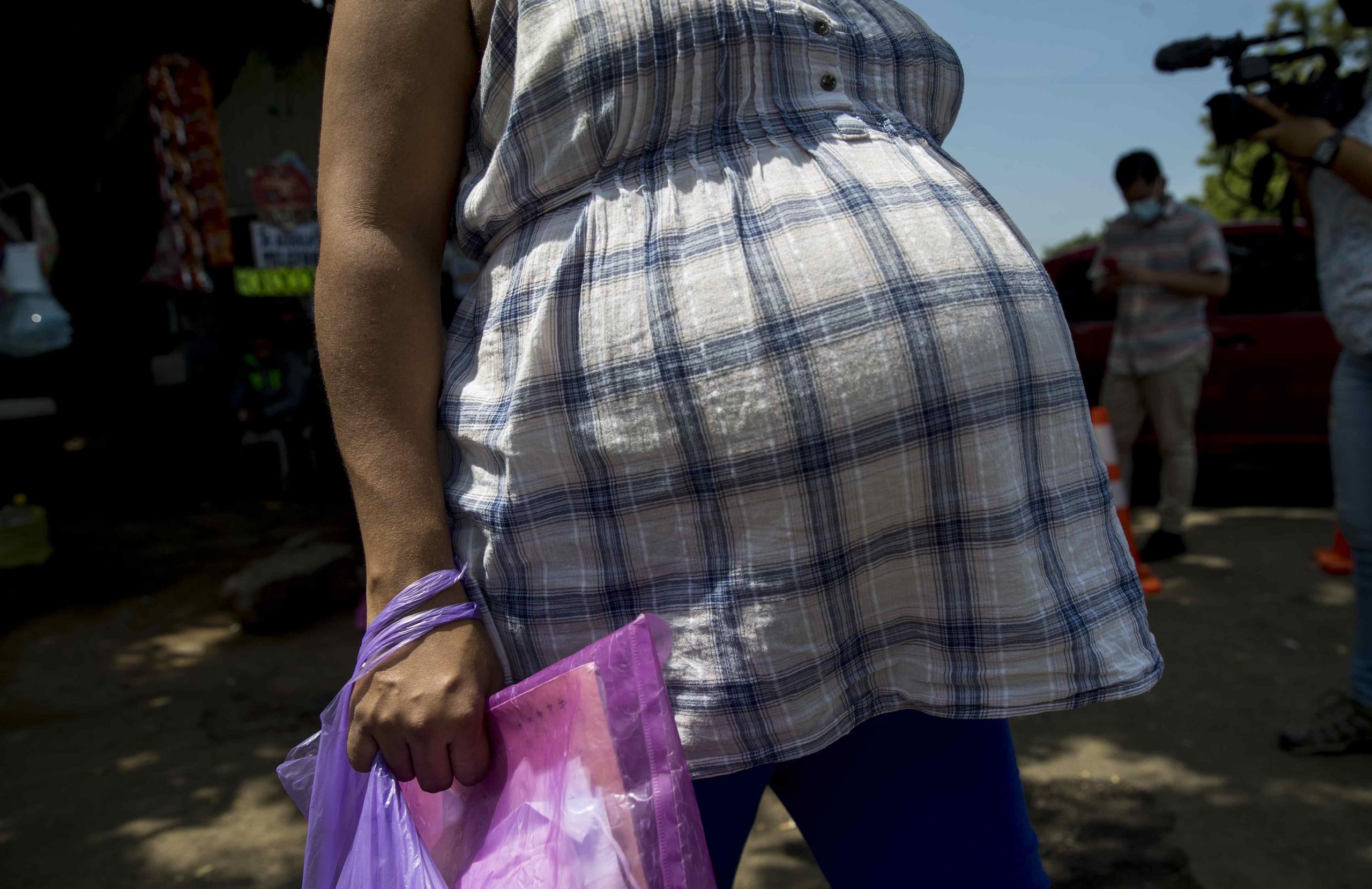 Fotografía de archivo de una mujer embarazada. EFE/Jorge Torres
