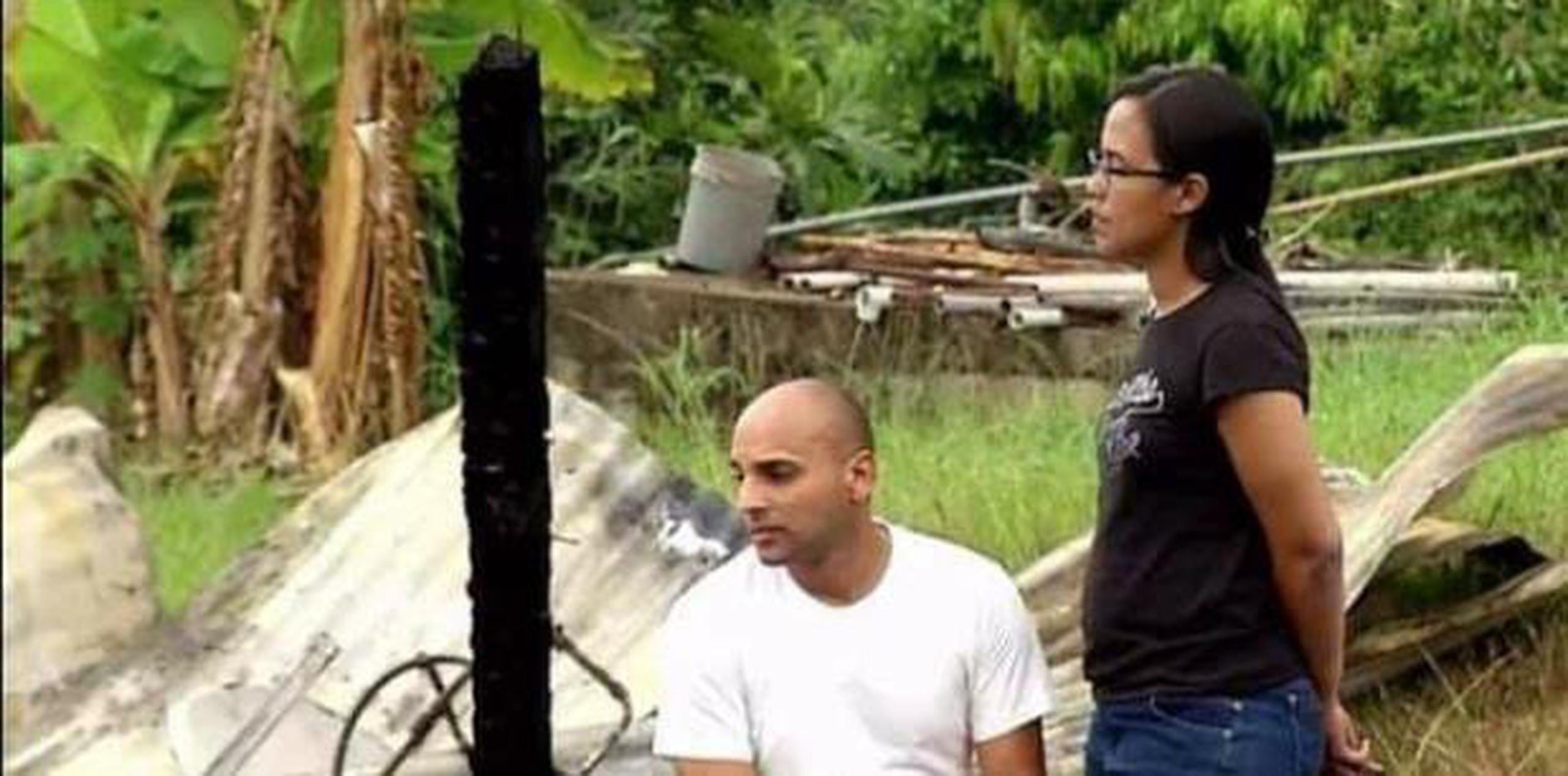 Cuando Orlando Albizu, el esposo de Rosado llegó de su trabajo -como policía municipal en Dorado- se encontró con el panorama desolador. (Suministrada)