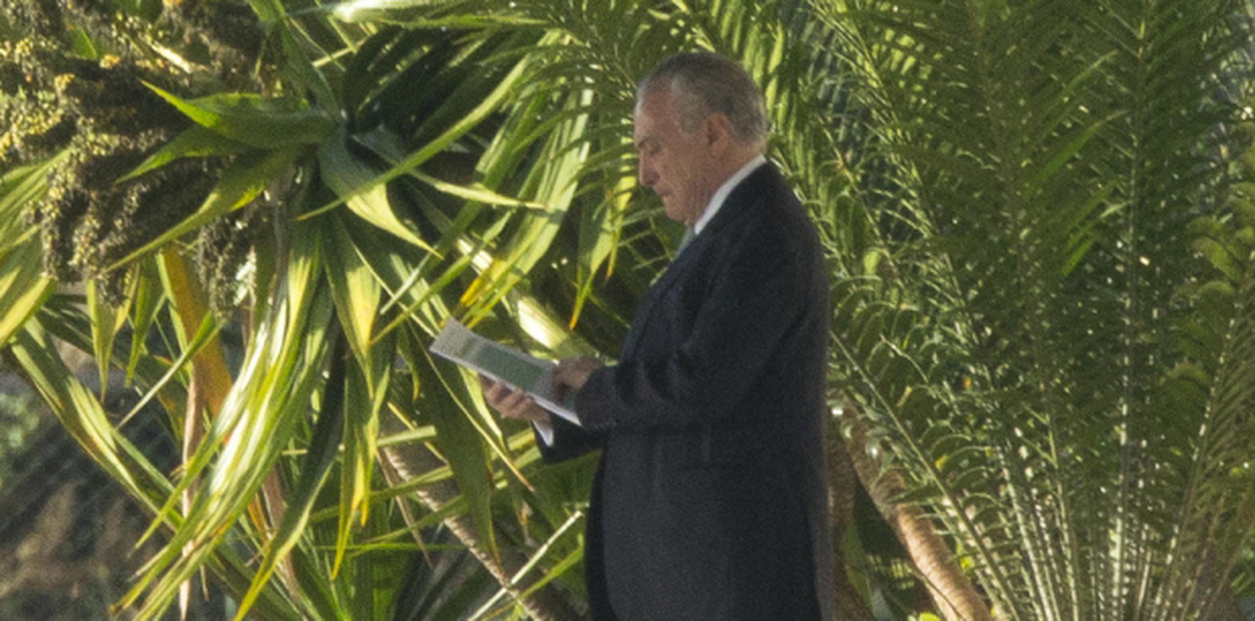 El presidente de Brasil, Michel Temer, es uno de los principales implicados. (Archivo)