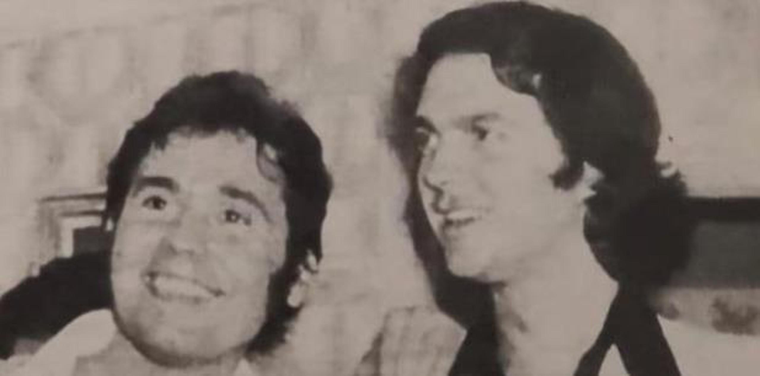 Raphael junto a Camilo Sesto en una foto de archivo. (Suministrada)