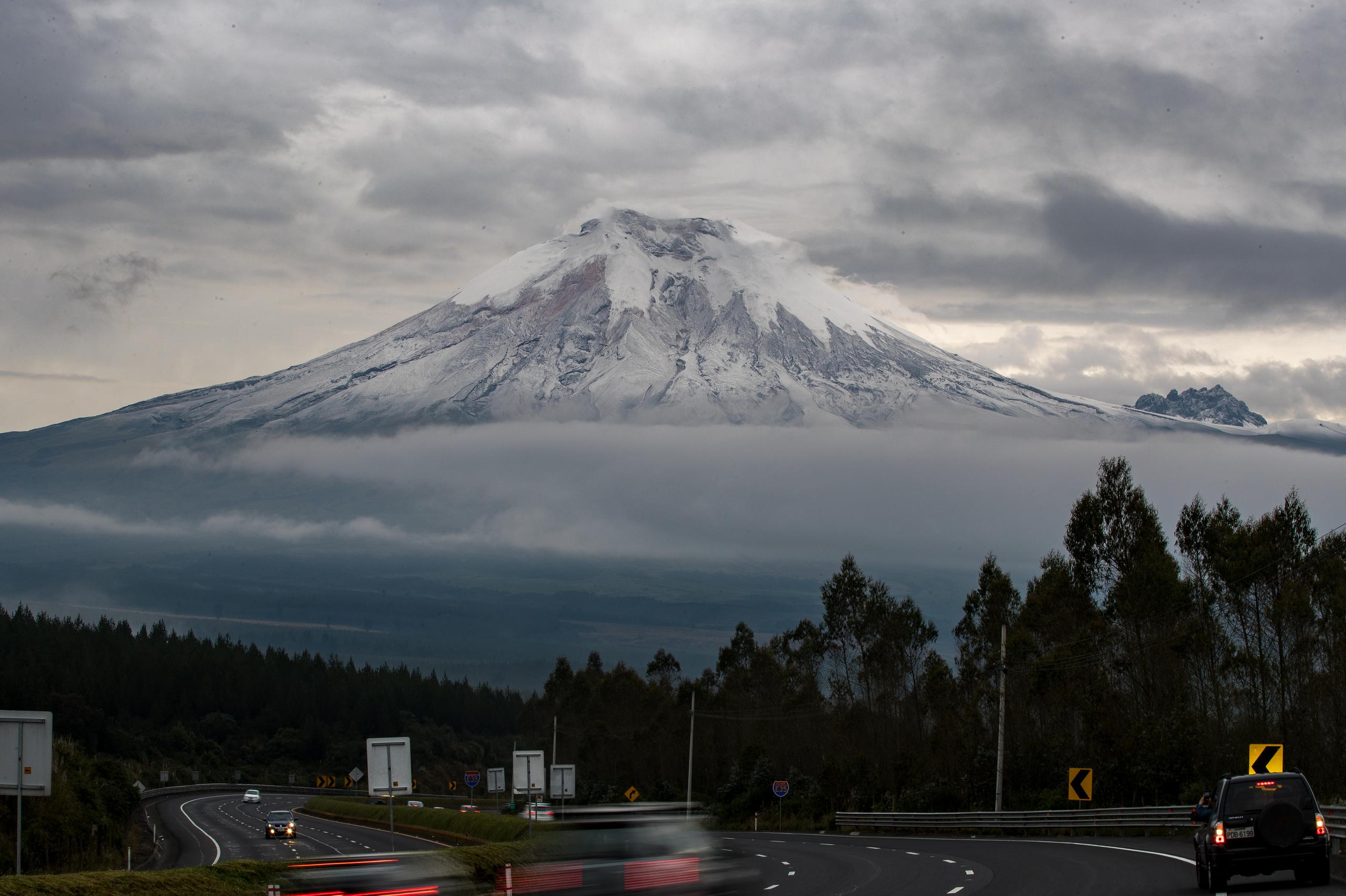 Foto de archivo del volcán Cotopaxi. EFE/José Jácome
