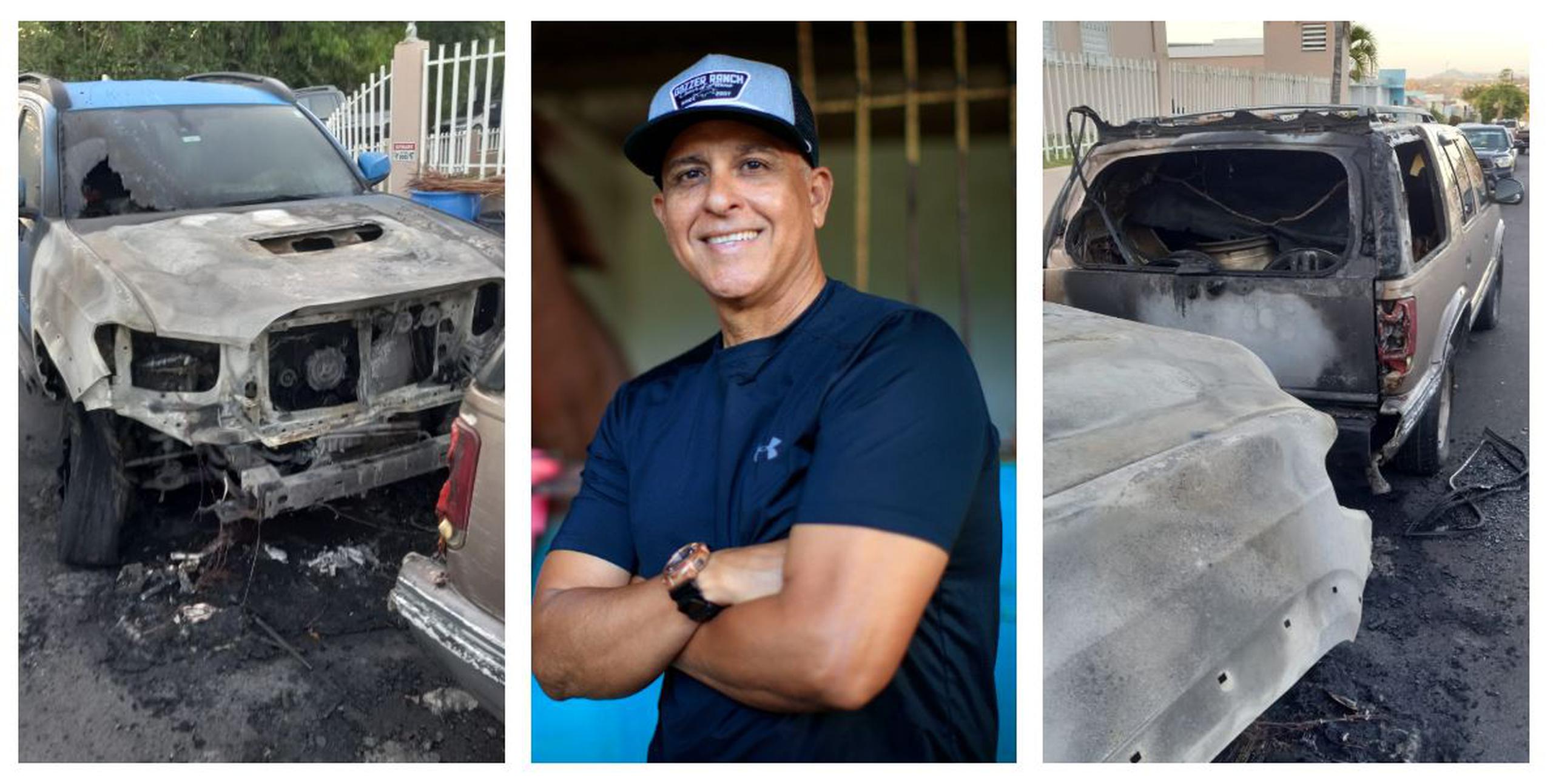 Lino Rivera fue víctima de un crimen el pasado viernes, 21 de abril, cuando su vehículo fue quemado frente a la casa de su madre en Venus Gardens. El fuego también quemó la guagua de su padrastro.