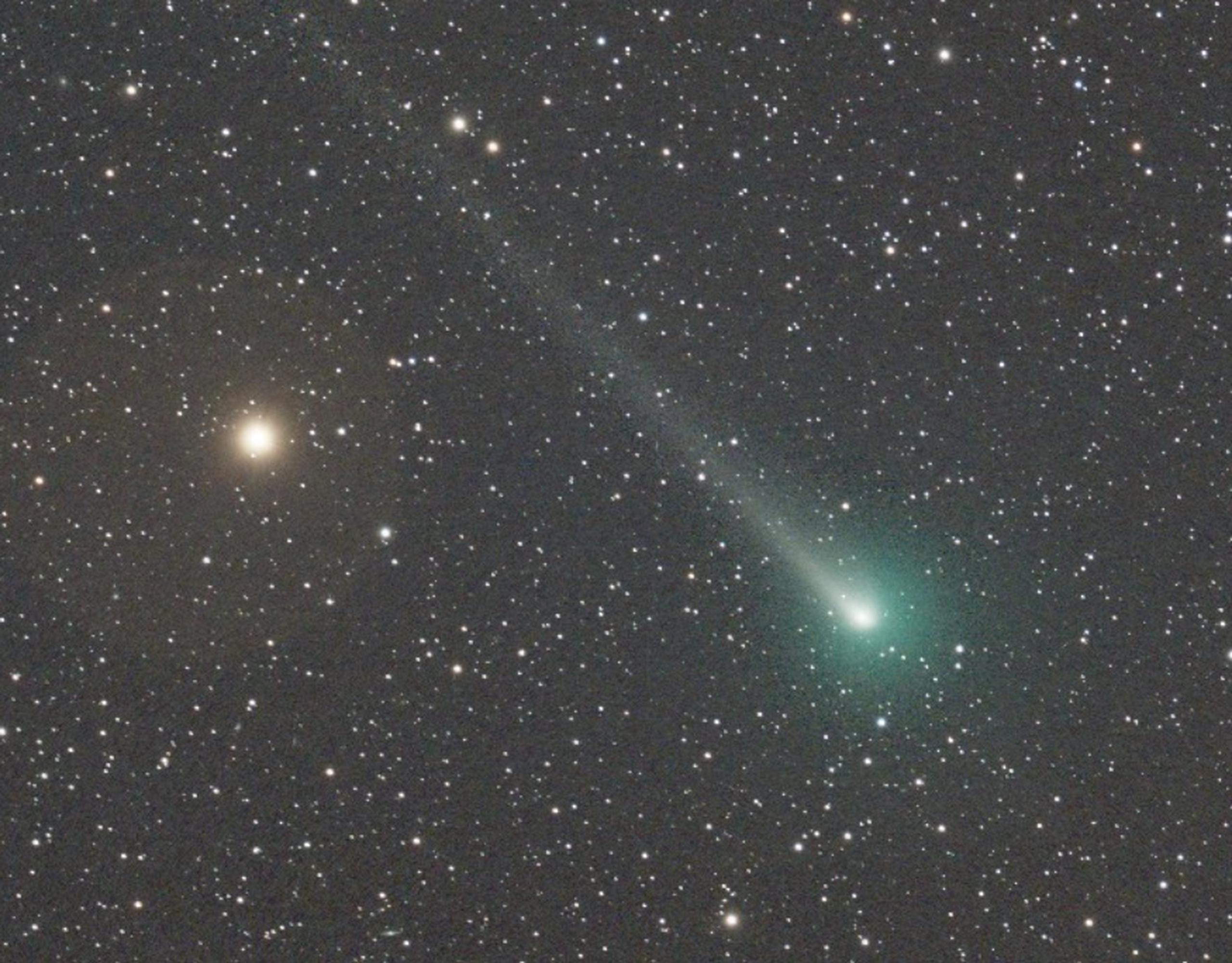 Cometa 67P/Churyumov-Gerasimenko. (Victor Rivera / Sociedad de Astronomía del Caribe)