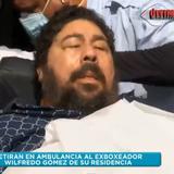 Paramédicos transportan al hospital a expúgil Wilfredo Gómez 