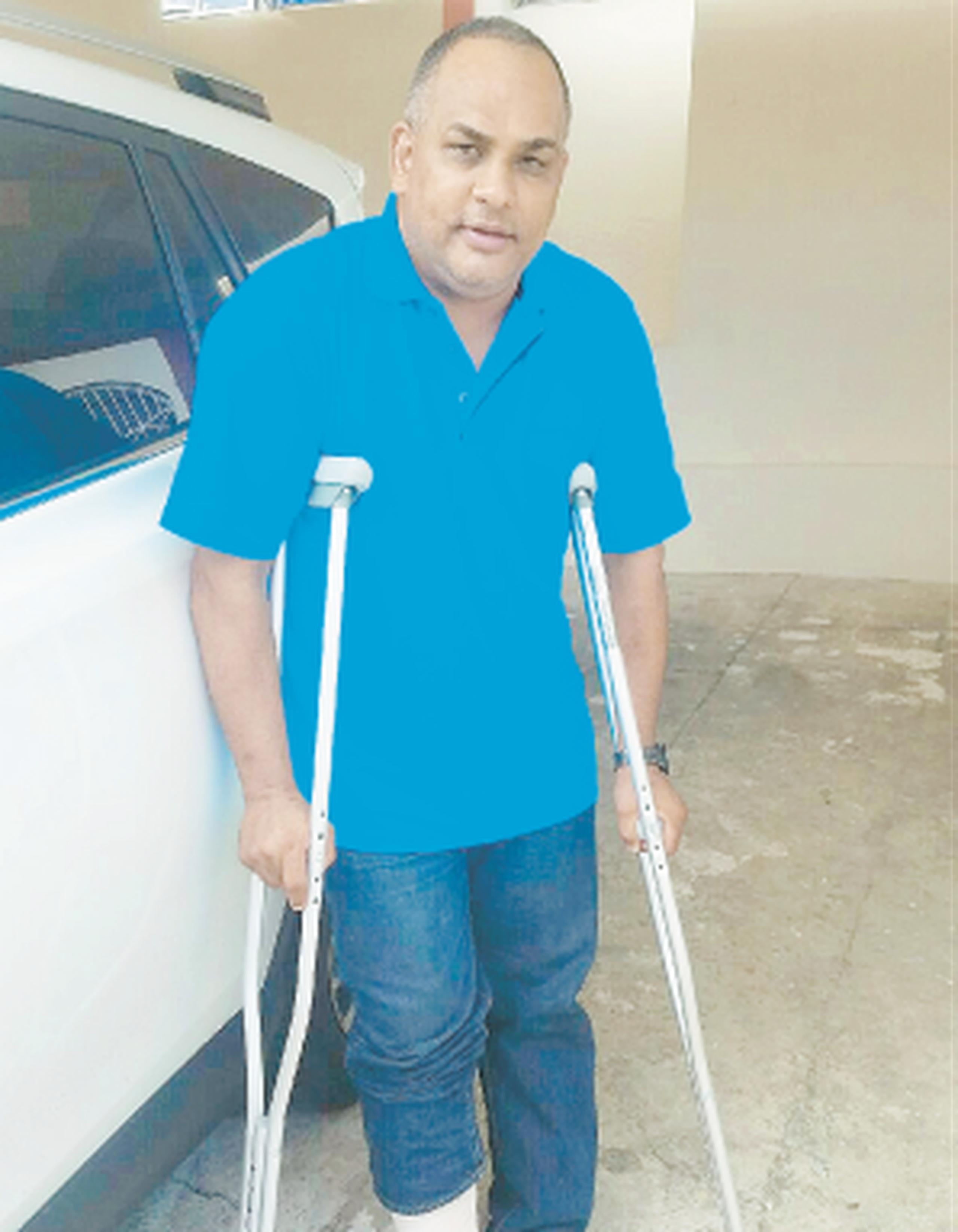 Gilberto Hernández Villegas fue arrollado por un conductor negligente mientras dirigía el tránsito en Guaynabo, el pasado miércoles. (Suministrada)
