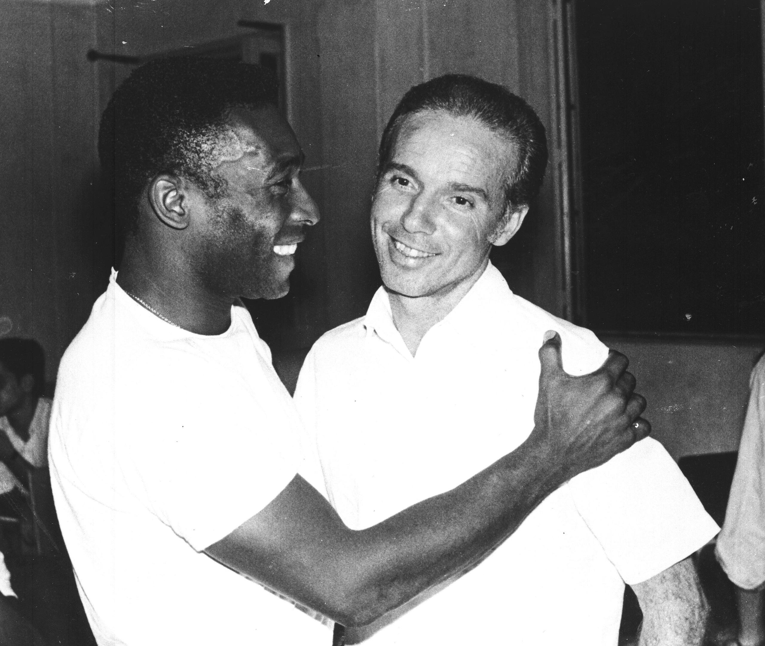 Zagallo junto al astro Pelé.
