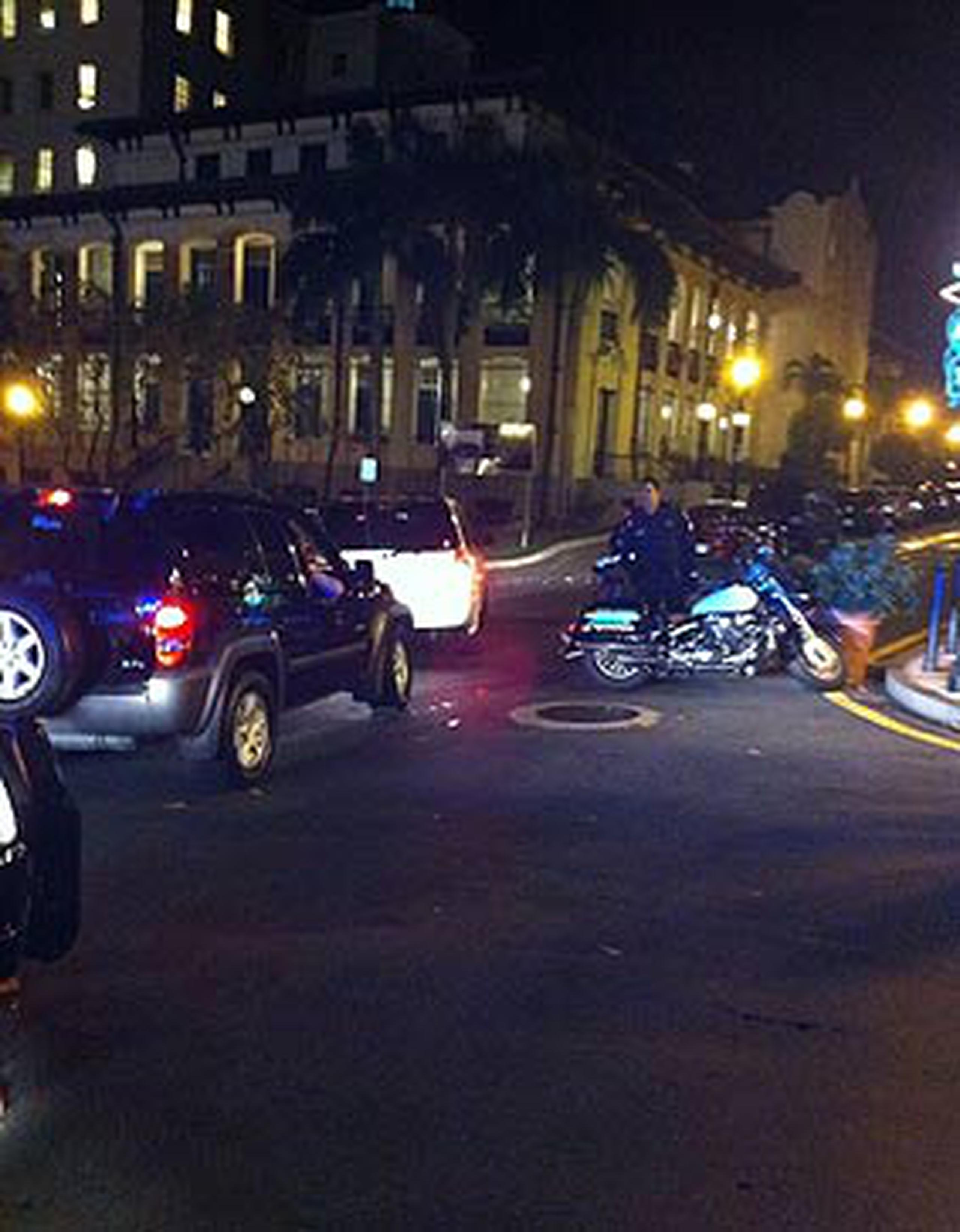 Paralizado el tránsito en varias calles del Viejo San Juan debido a un