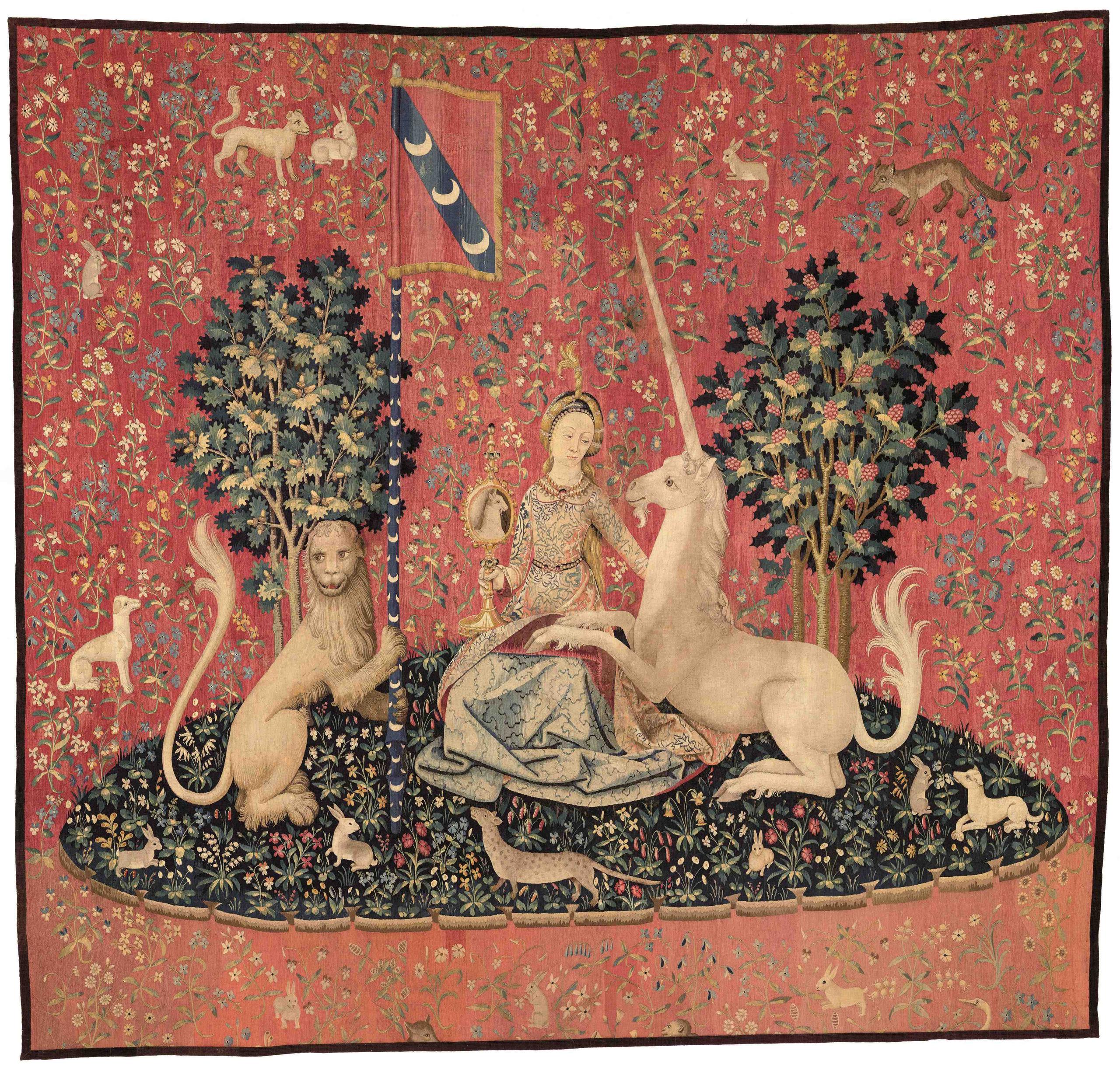 El tapiz "La Dama y el unicornio". (EFE)