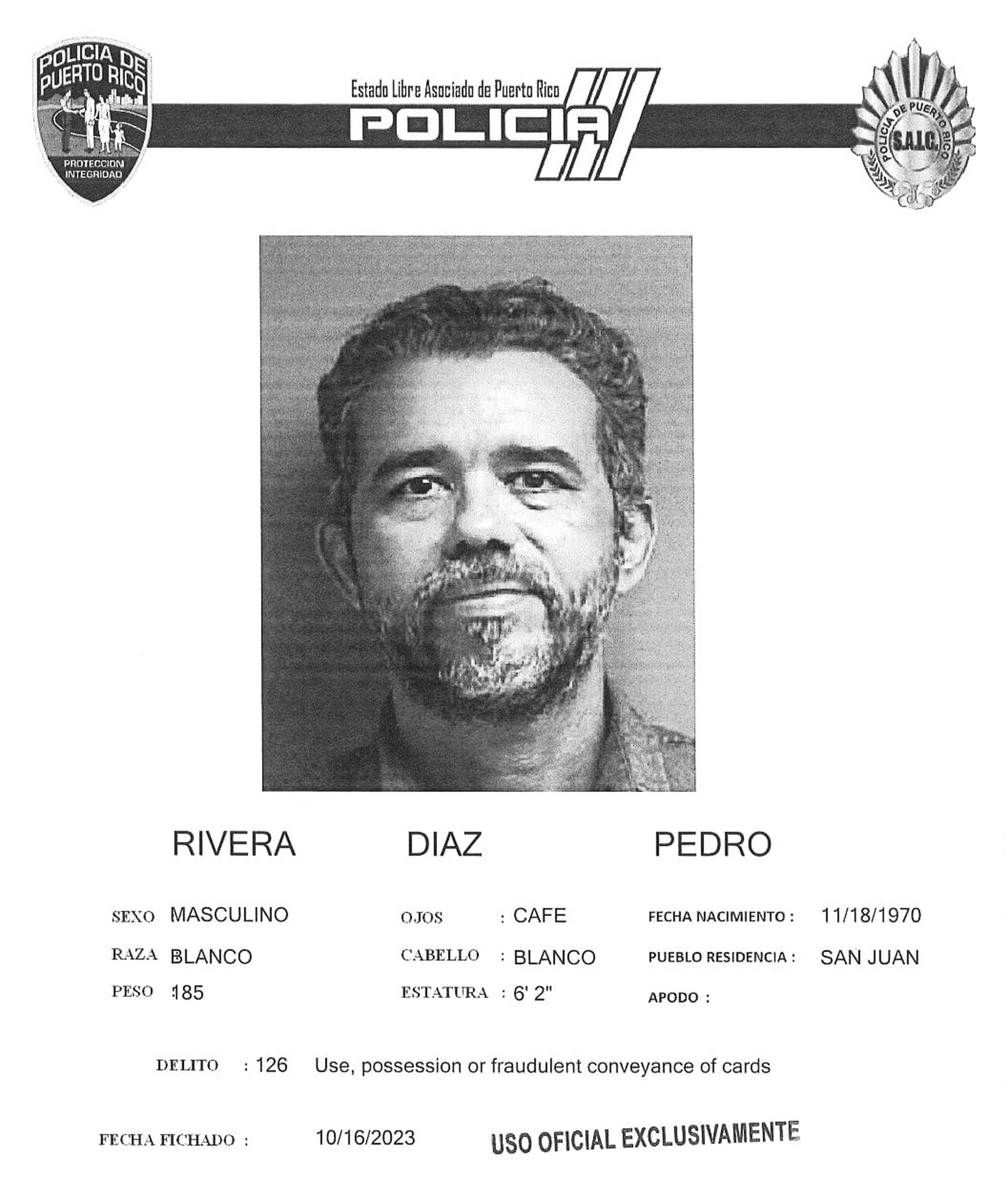 Pedro Rivera Díaz fue acusado por apropiación ilegal agravada y fraude en ejecución de obras.