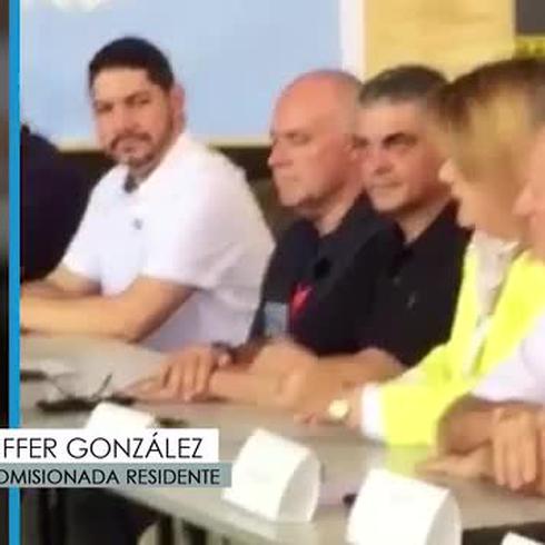 Jenniffer González  habla con el presidente Trump