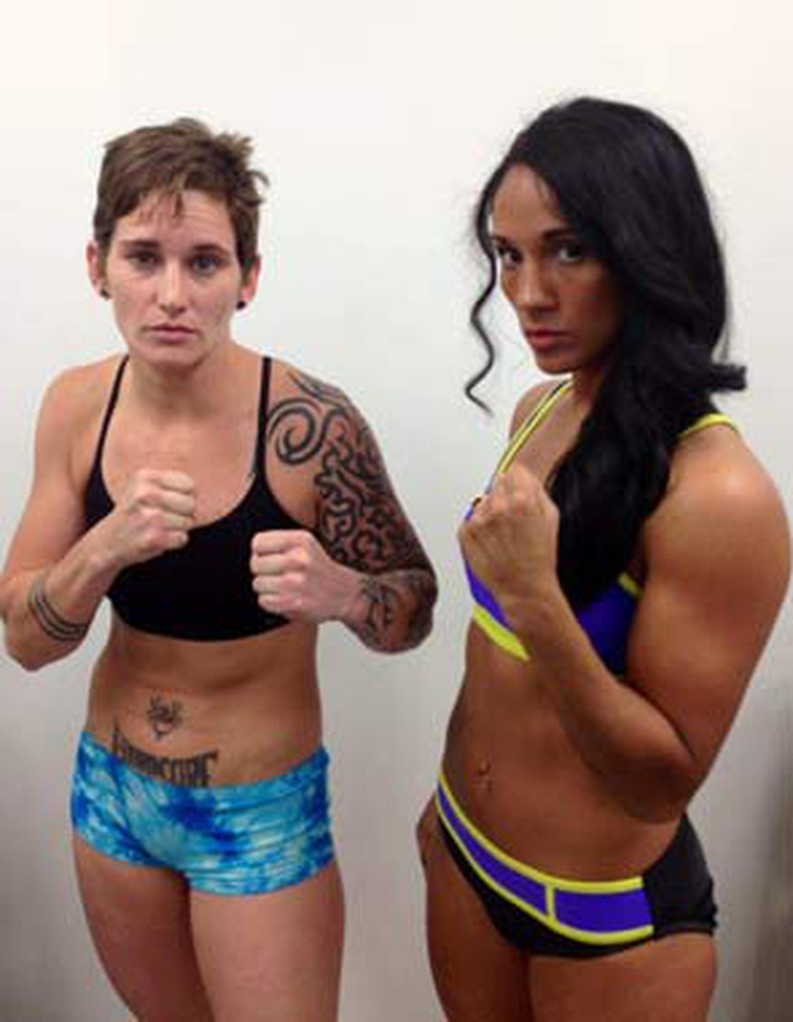 Jackie Trivilino y Amanda Serrano se enfrentarán esta noche en Nueva York. (Suministrada)
