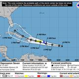 La depresión tropical se convertiría en tormenta esta noche o mañana, antes de llegar a Puerto Rico