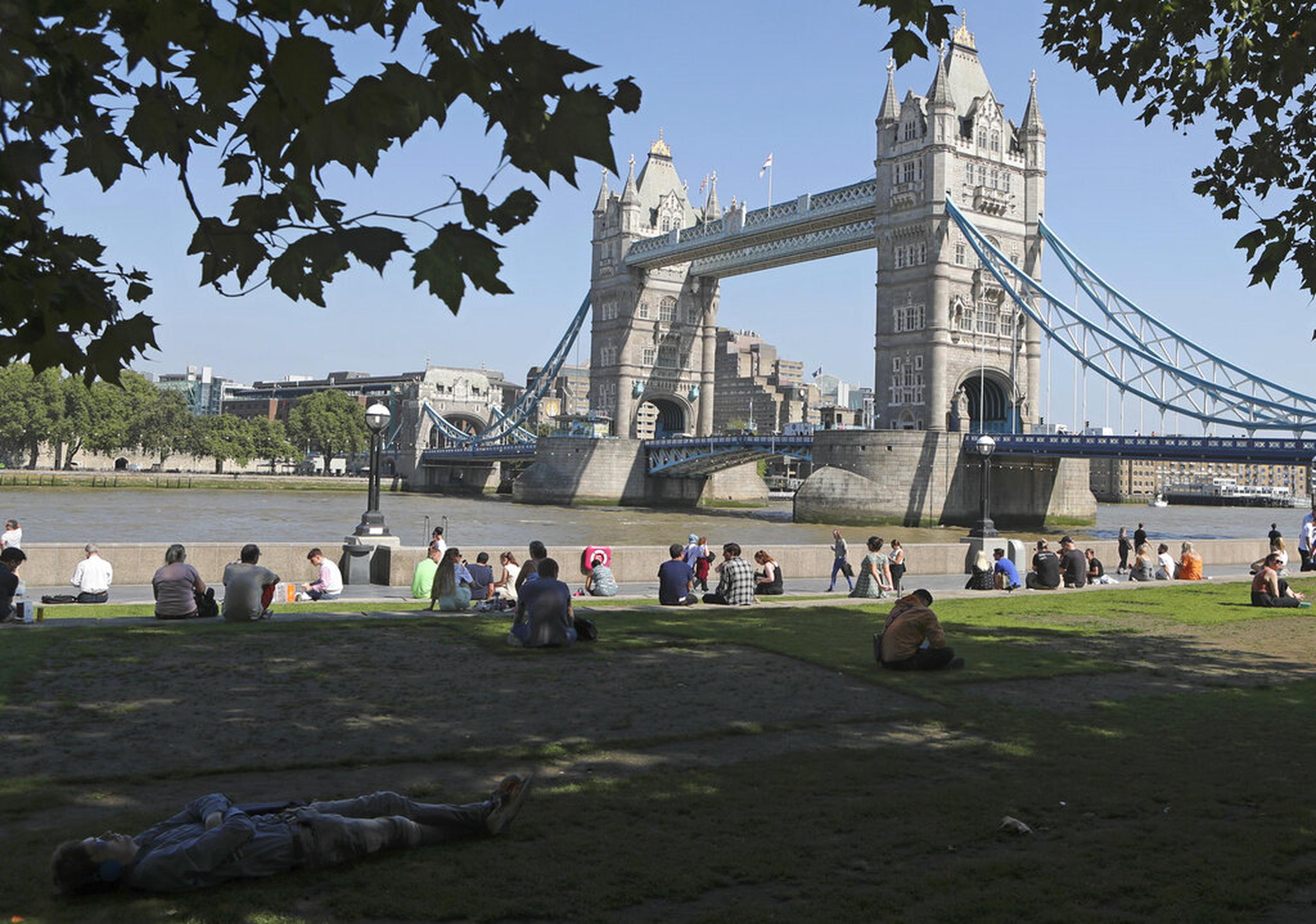 Vista del Tower Bridge en Londres el 7 de septiembre de 2021.