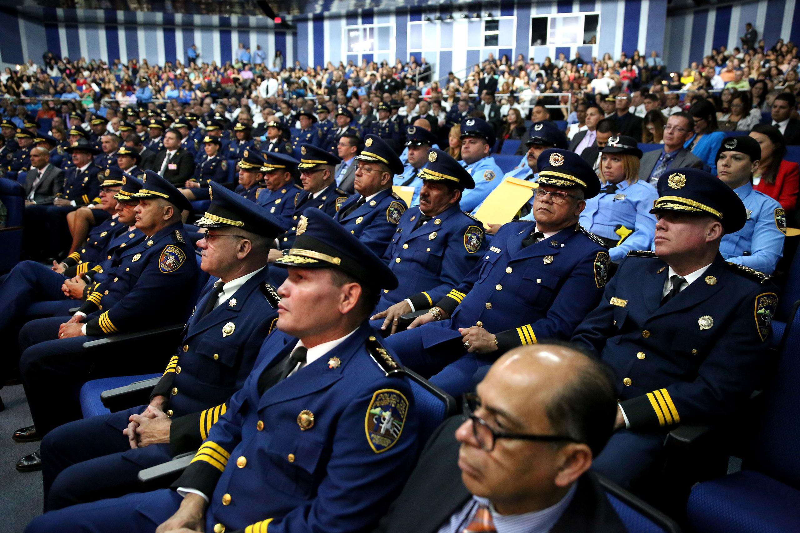 La semana pasada 257 policías fueron ascendidos a diferentes rangos. (Suministrada)