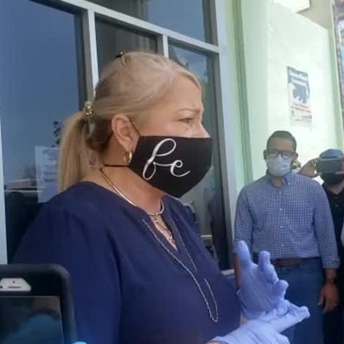 Gobernadora llega a Ponce para verificar daños por los terremotos