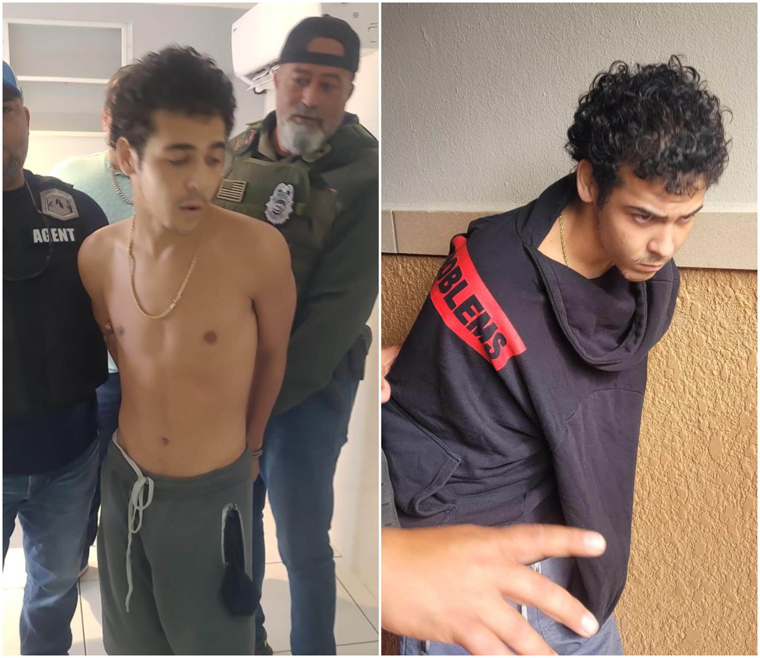 Momento del arresto de Juan Jeriel Adorno Torres, alias Chipote, en un motel en Cidra, durante el 30 de septiembre de 2023.