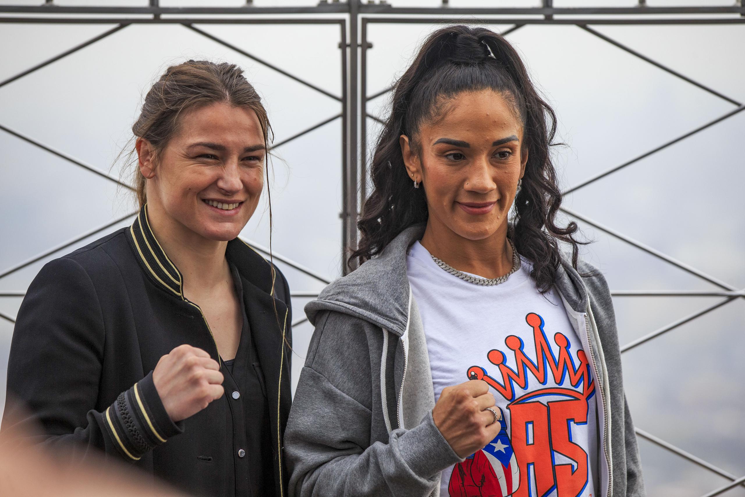 Katie Taylor y Amanda Serrano son las primeras mujeres en ser estelares en un programa de boxeo en el Madison Square Garden.