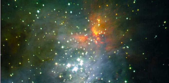 En el interior de las galaxias existe gas interestelar que, cuando se enfría rápidamente y se condensa, acaba colapsando para dar nacimiento a una nueva estrella. (Archivo)