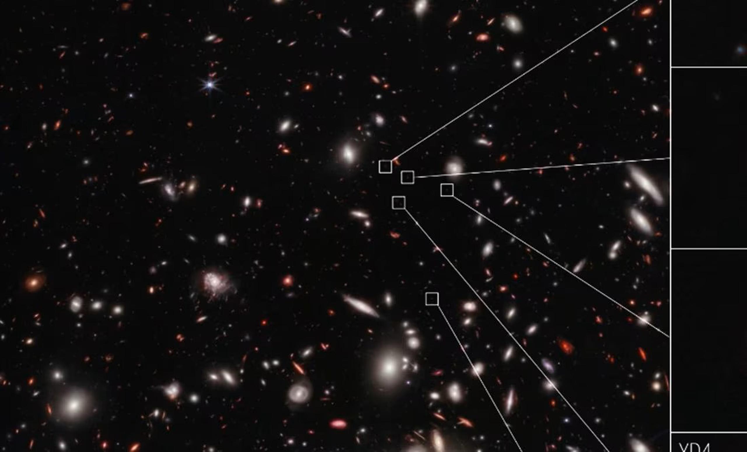 Se tratan de las primeras galaxias confirmadas mediante datos espectroscópicos. (Foto: NASA)