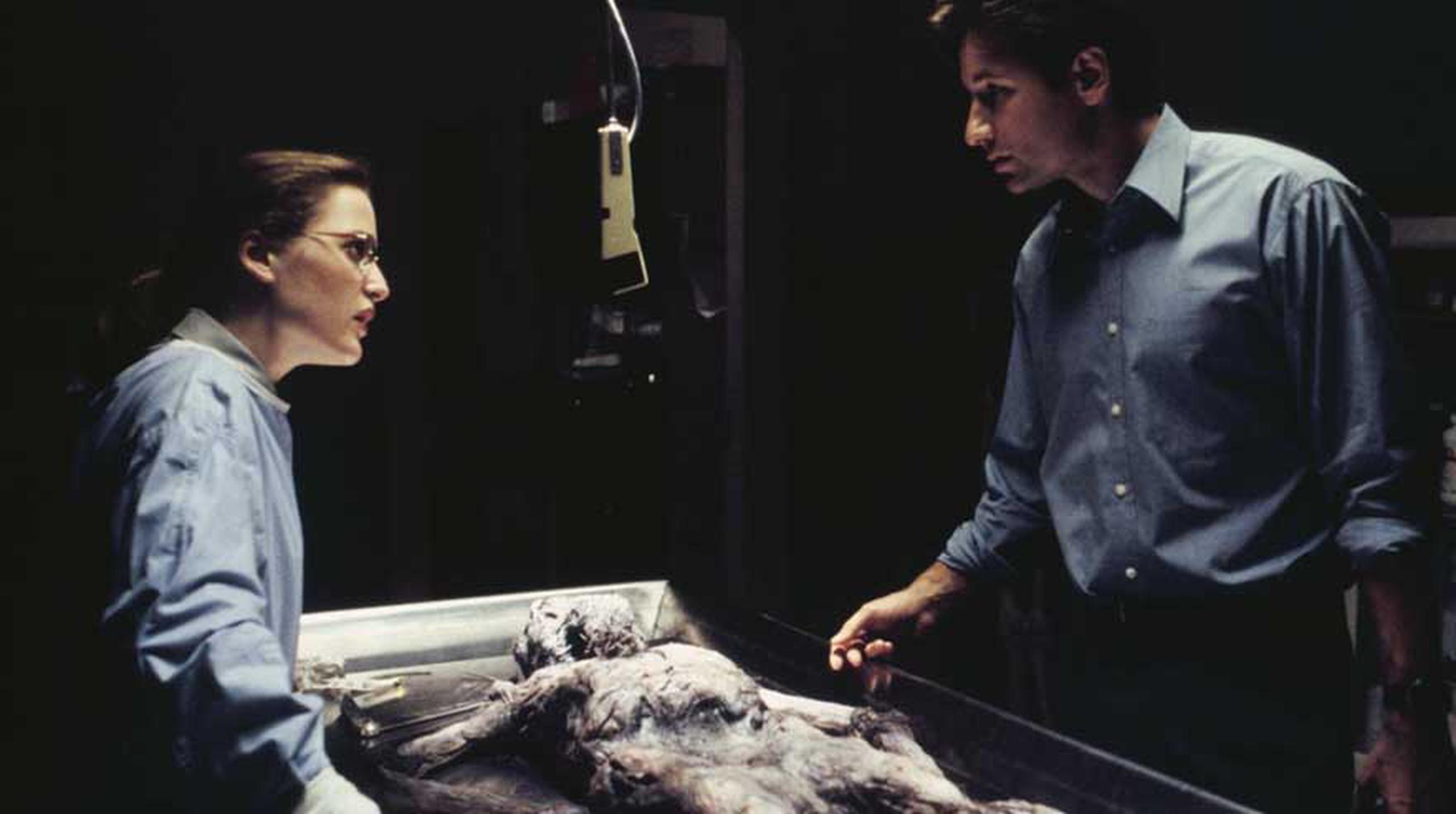 "Los expedientes secretos X " (The X-Files, 1993-2002) Esta serie sobre casos paranormales nos tenía a todos al borde del asiento a fines de la década de los noventa. (GDA)