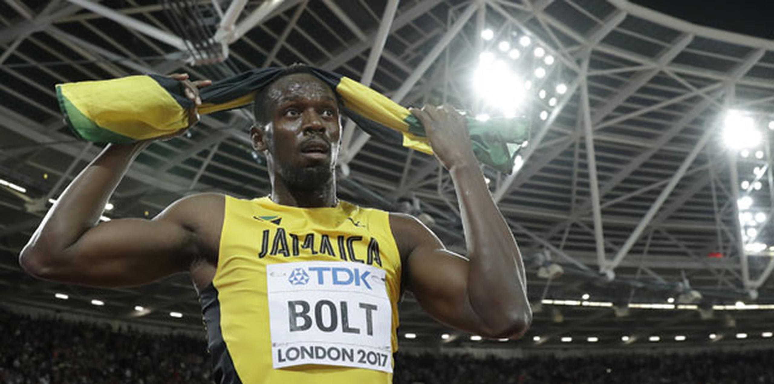 Bolt, quien cumplirá 31 años dentro de un par de semanas, planea retirarse tras el Mundial de Londres. (AP)